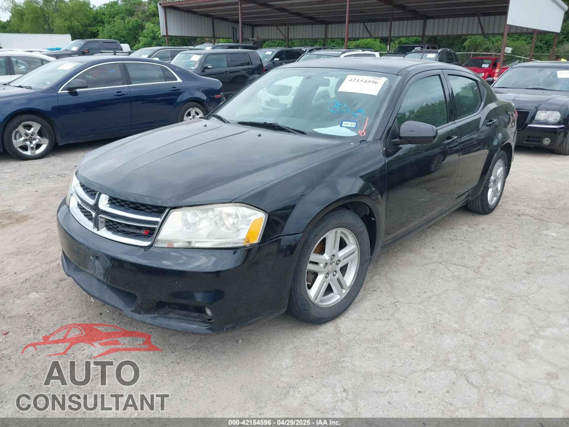 DODGE AVENGER 2013 - 1C3CDZCB8DN590965