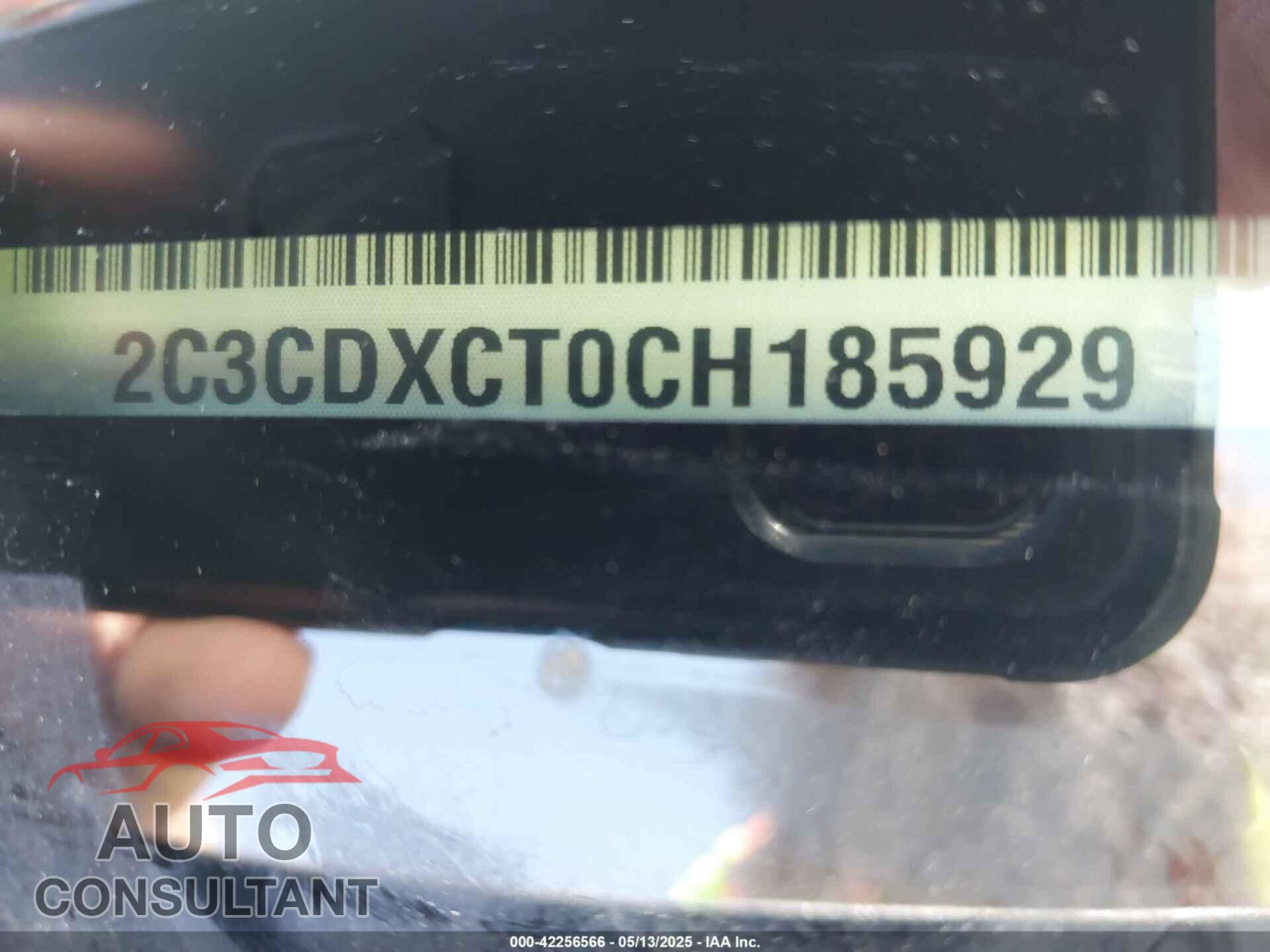 DODGE CHARGER 2012 - 2C3CDXCT0CH185929