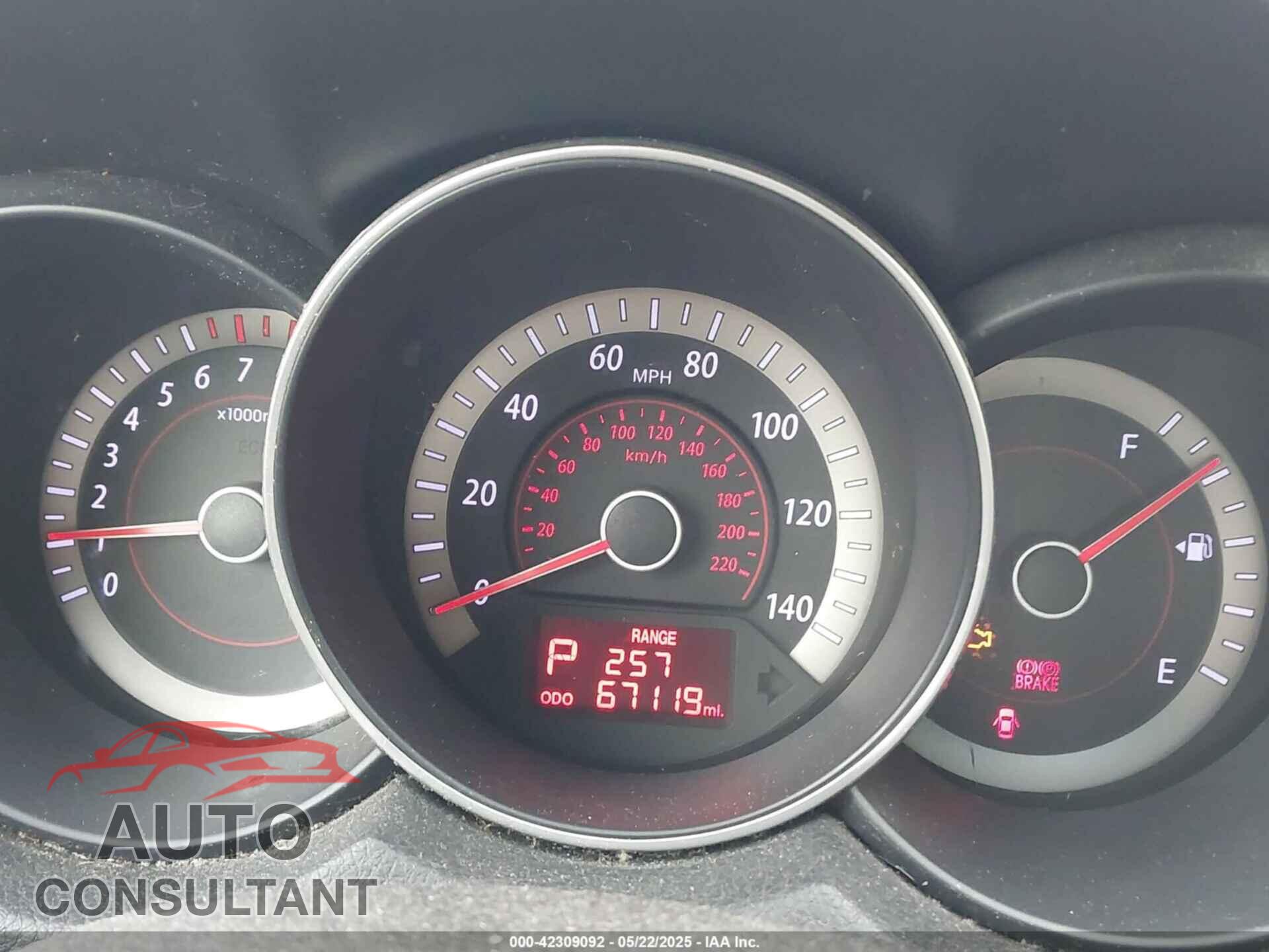 KIA FORTE 2011 - KNAFU4A22B5351663