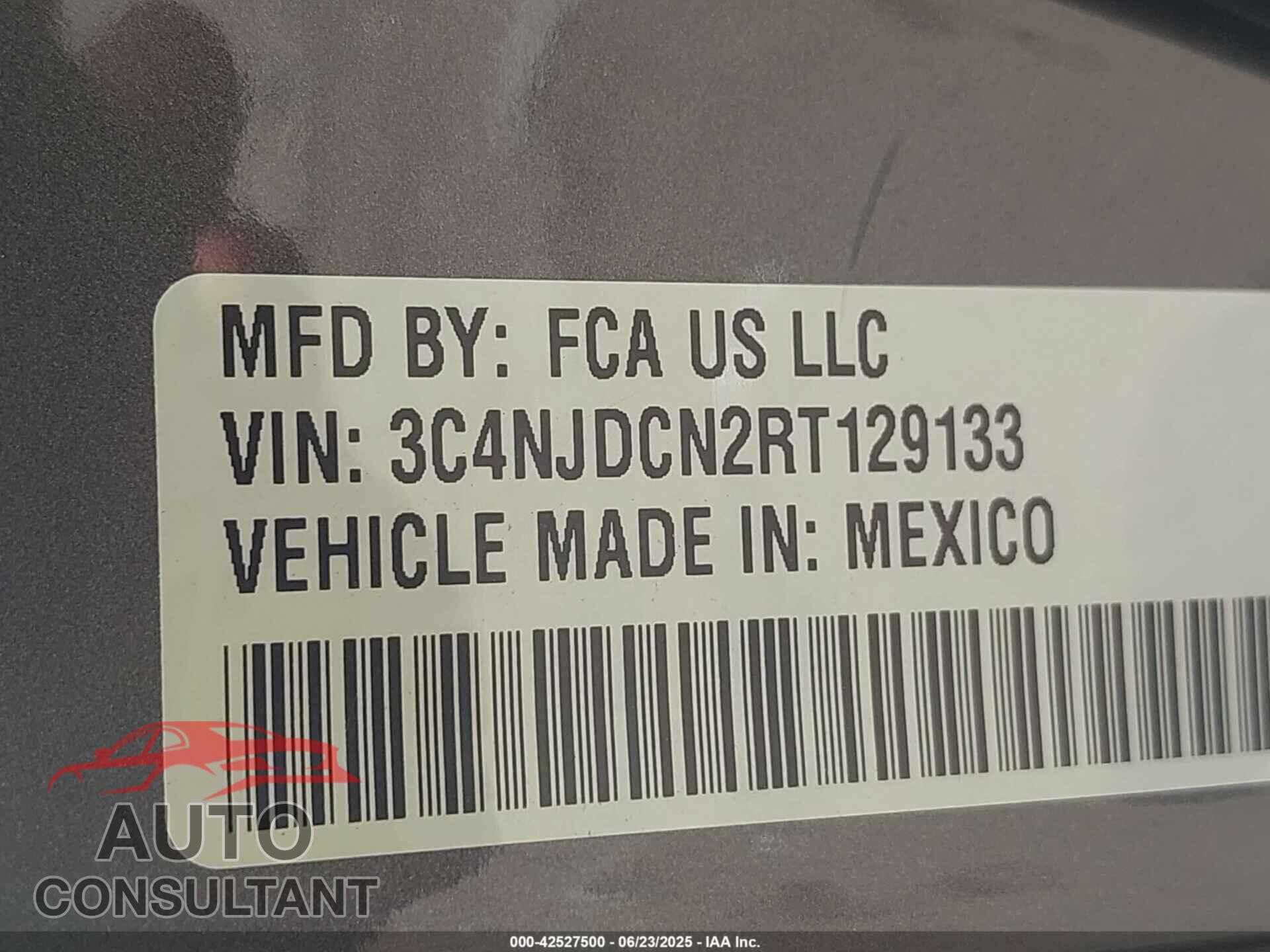 JEEP COMPASS 2024 - 3C4NJDCN2RT129133