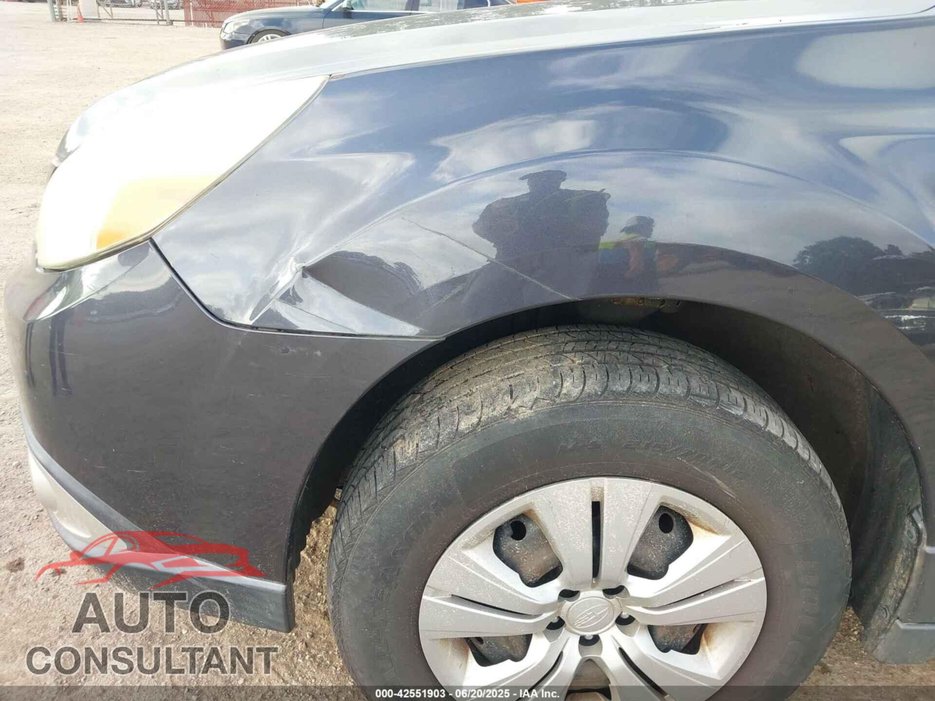 SUBARU OUTBACK 2011 - 4S4BRBAC4B3324939