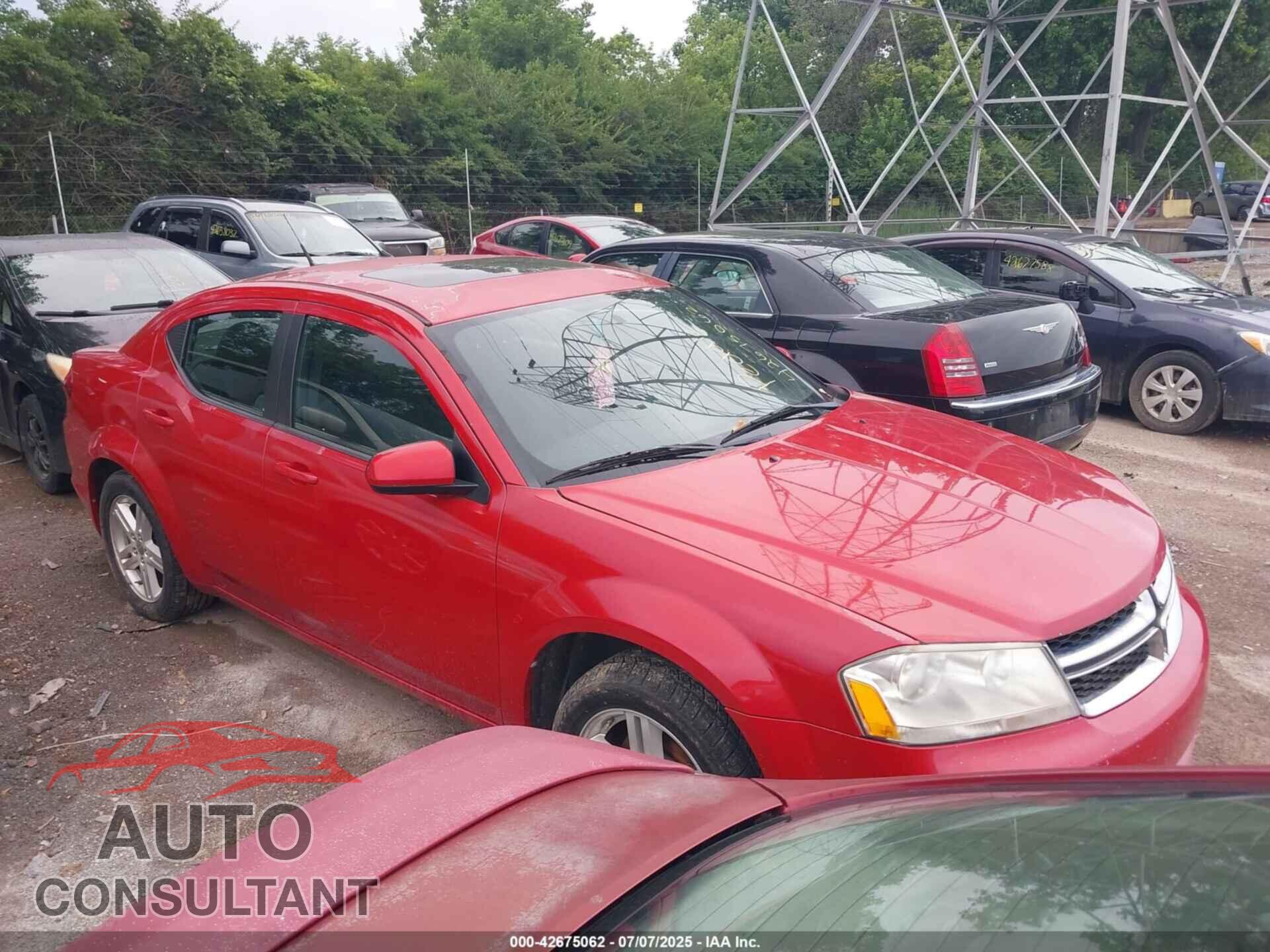 DODGE AVENGER 2011 - 1B3BD1FB5BN508984