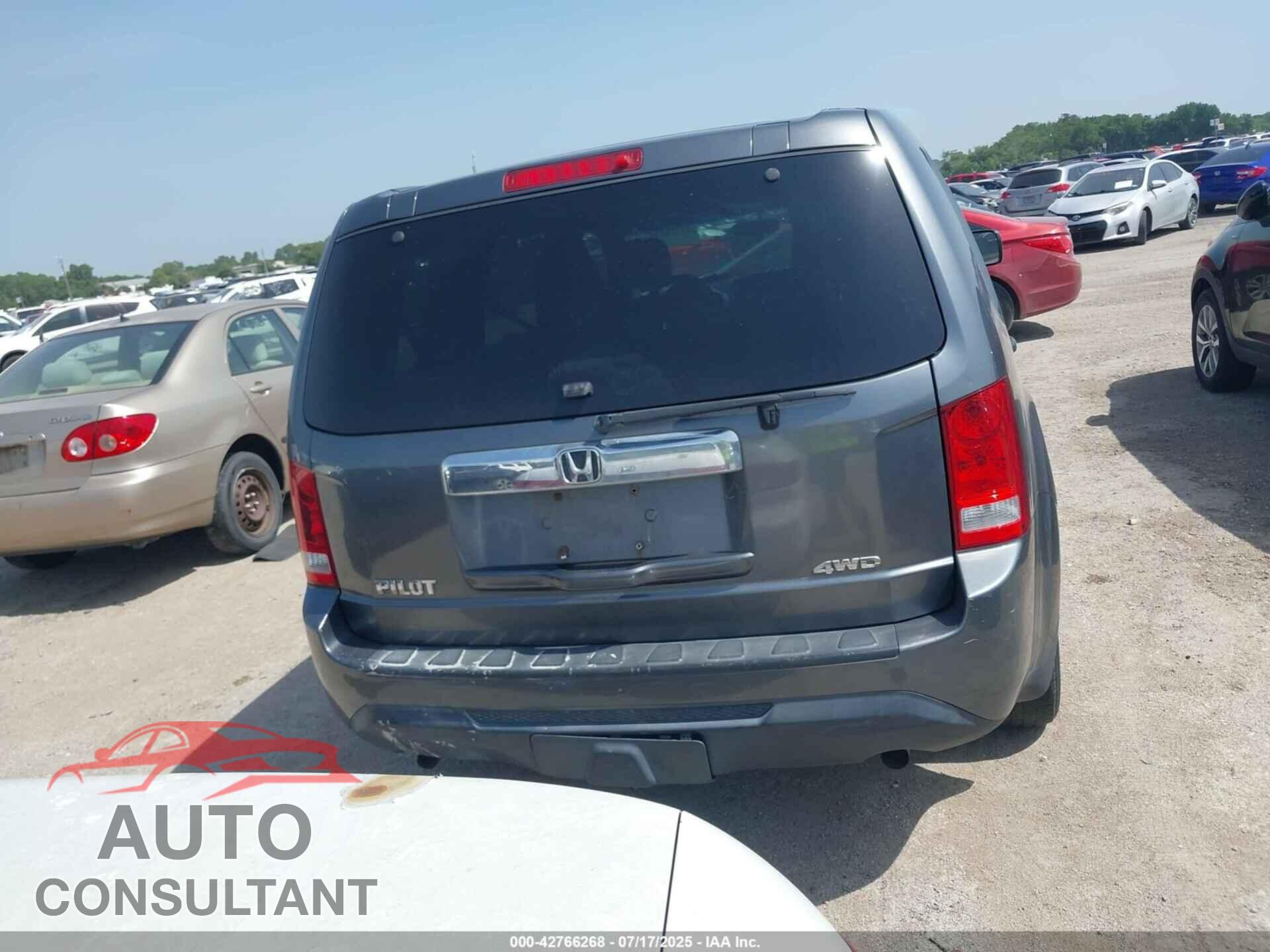 HONDA PILOT 2012 - 5FNYF4H29CB036774