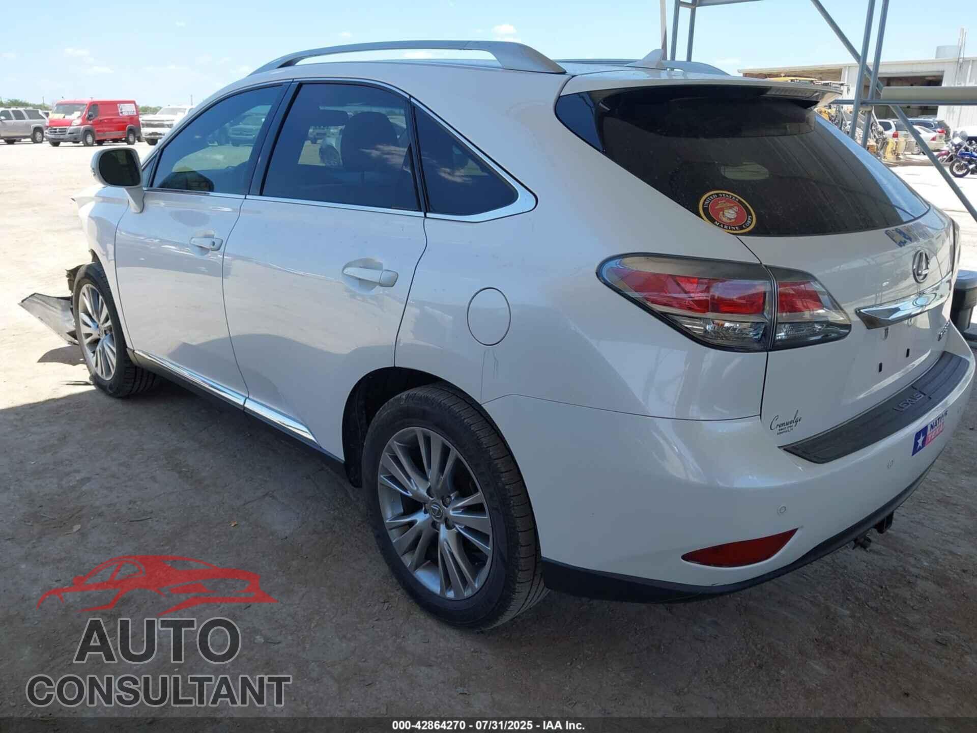 LEXUS RX 350 2013 - 2T2ZK1BA7DC119779