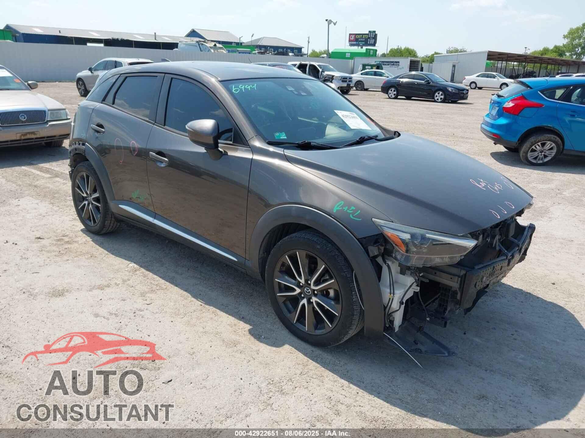 MAZDA CX-3 2016 - JM1DKBD77G0111685