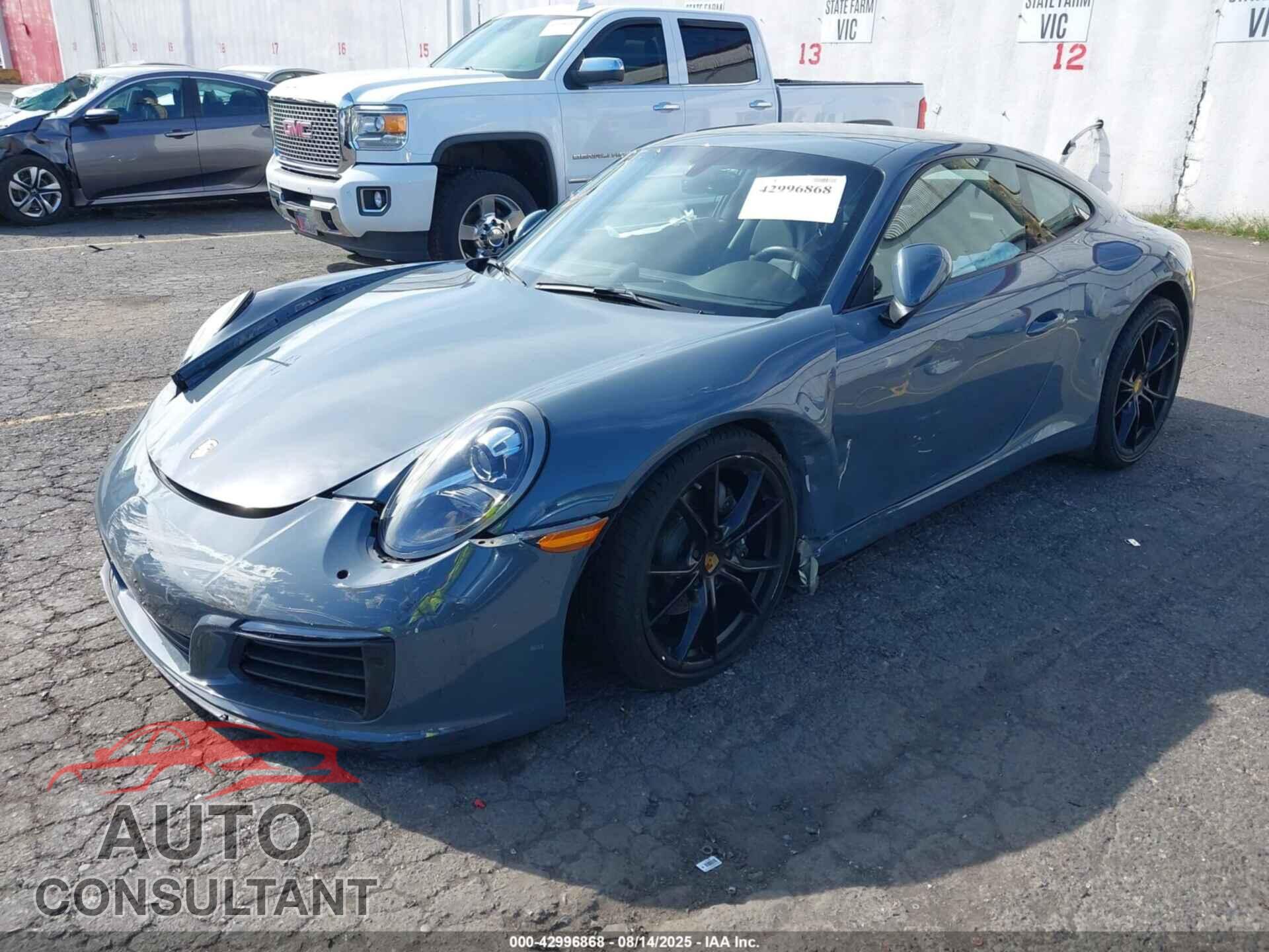 PORSCHE 911 2017 - WP0AA2A98HS106108