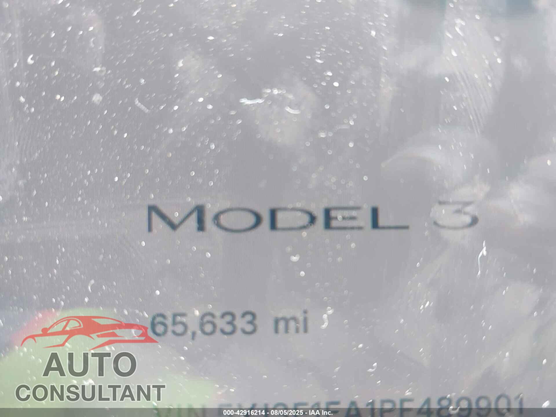 TESLA MODEL 3 2023 - 5YJ3E1EA1PF489901