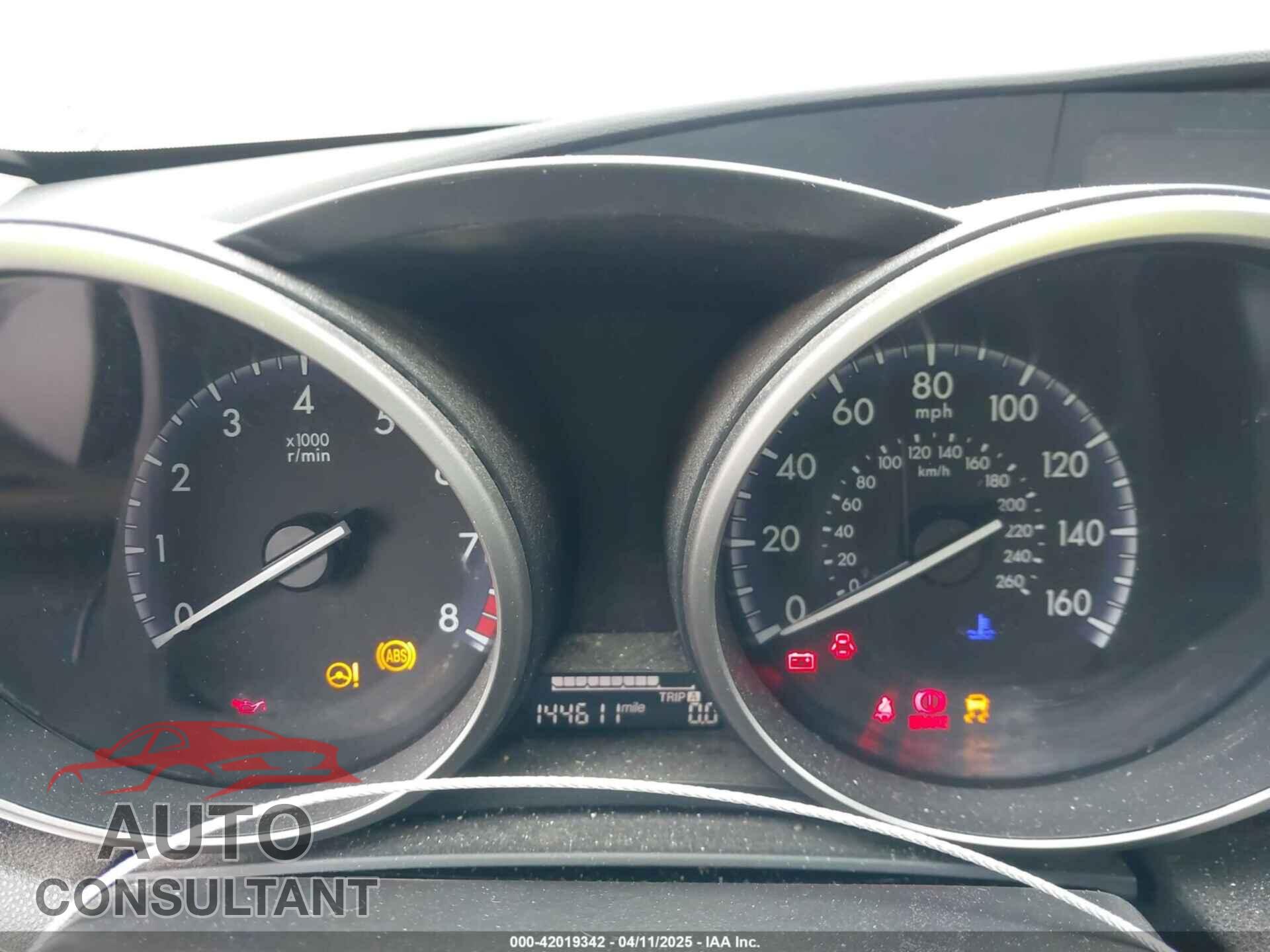 MAZDA MAZDA3 2012 - JM1BL1UF0C1640650