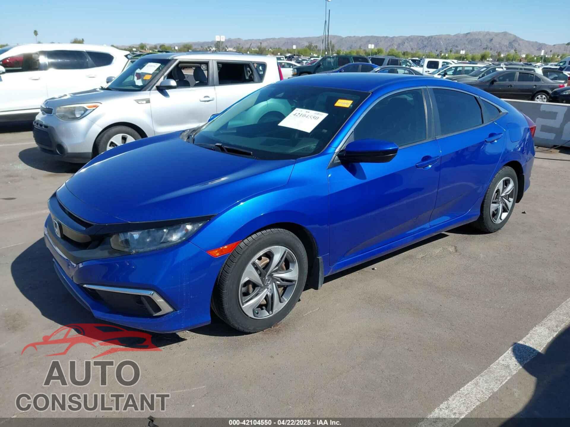 HONDA CIVIC 2019 - 2HGFC2F69KH500795