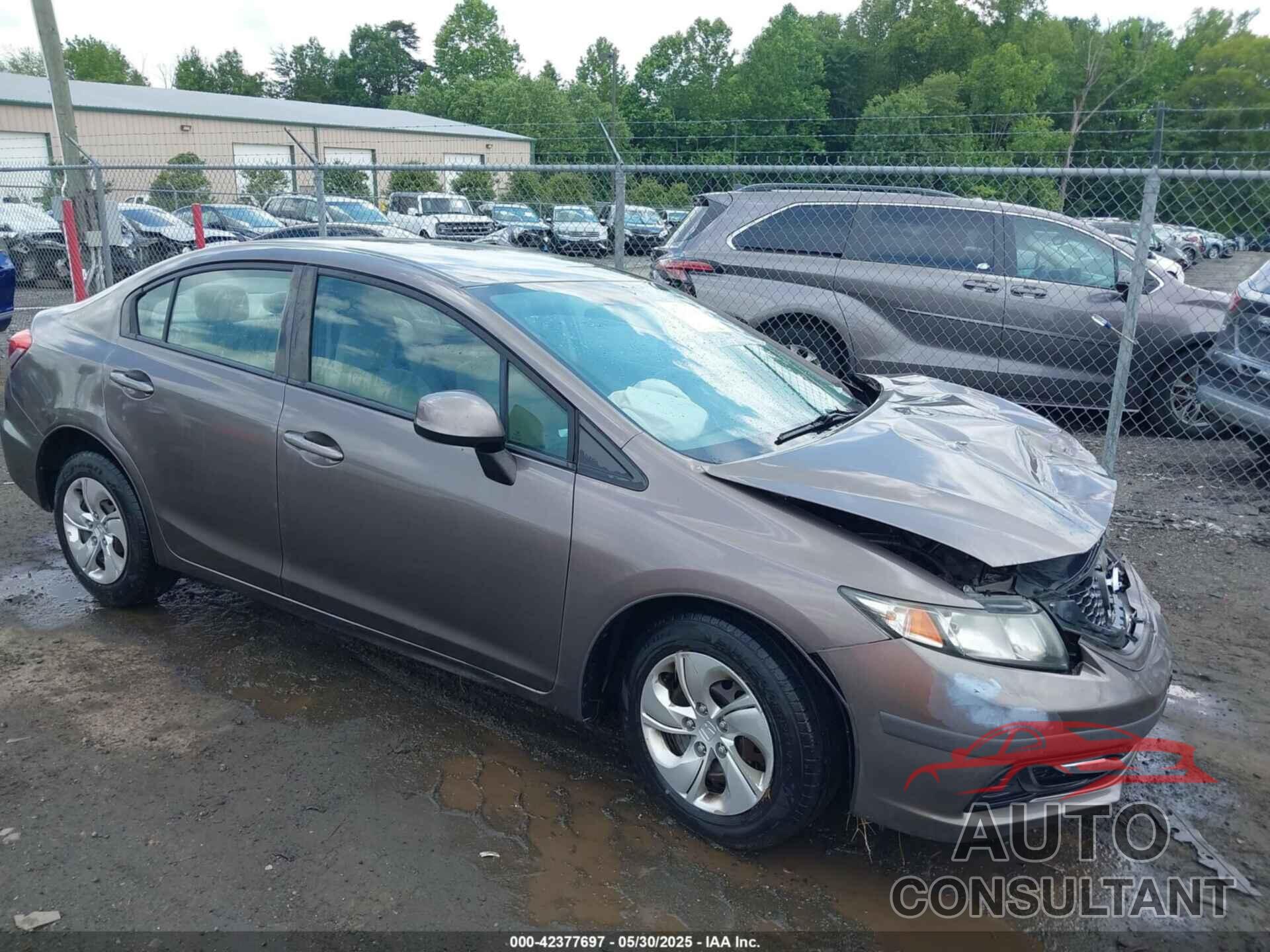 HONDA CIVIC 2013 - 19XFB2F52DE292217