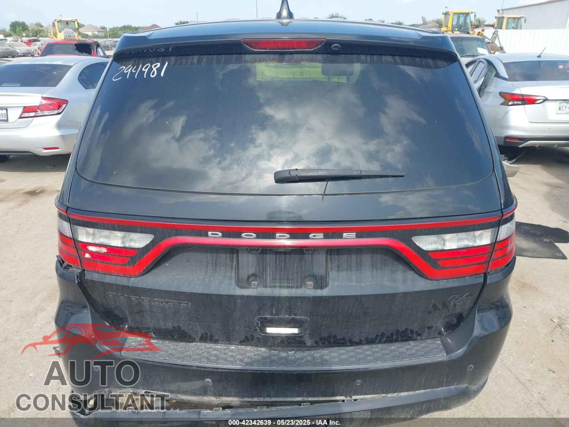 DODGE DURANGO 2019 - 1C4SDHCTXKC852763