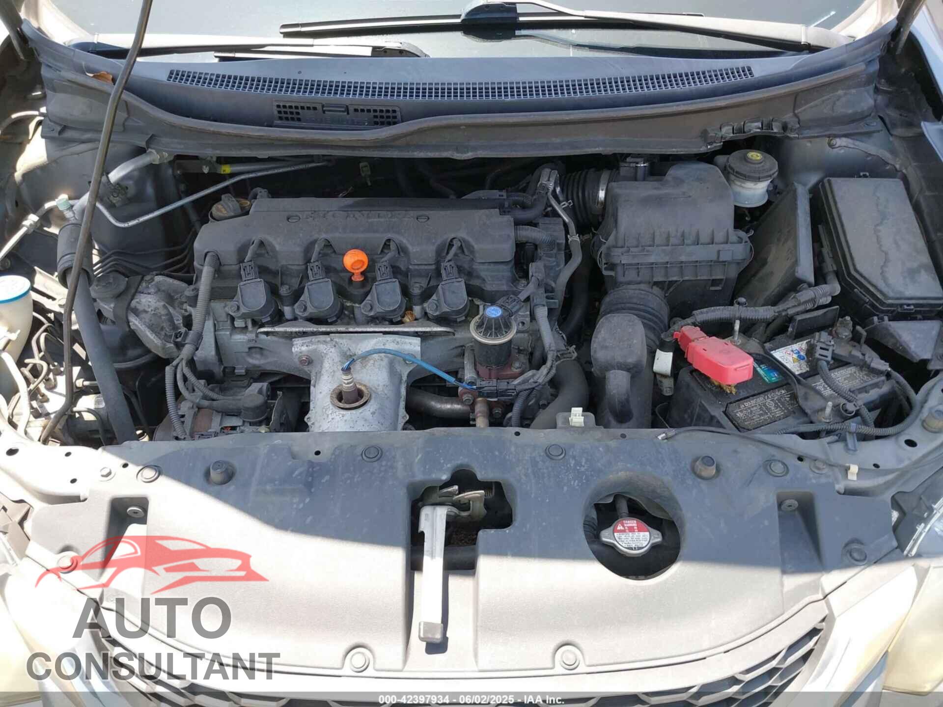 HONDA CIVIC 2013 - 19XFB2F59DE243564