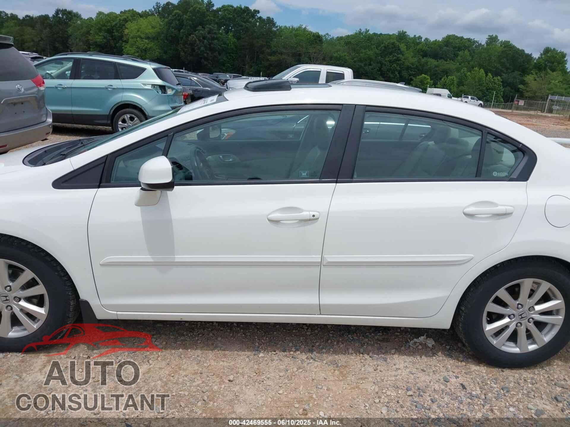 HONDA CIVIC 2012 - 19XFB2F90CE011789