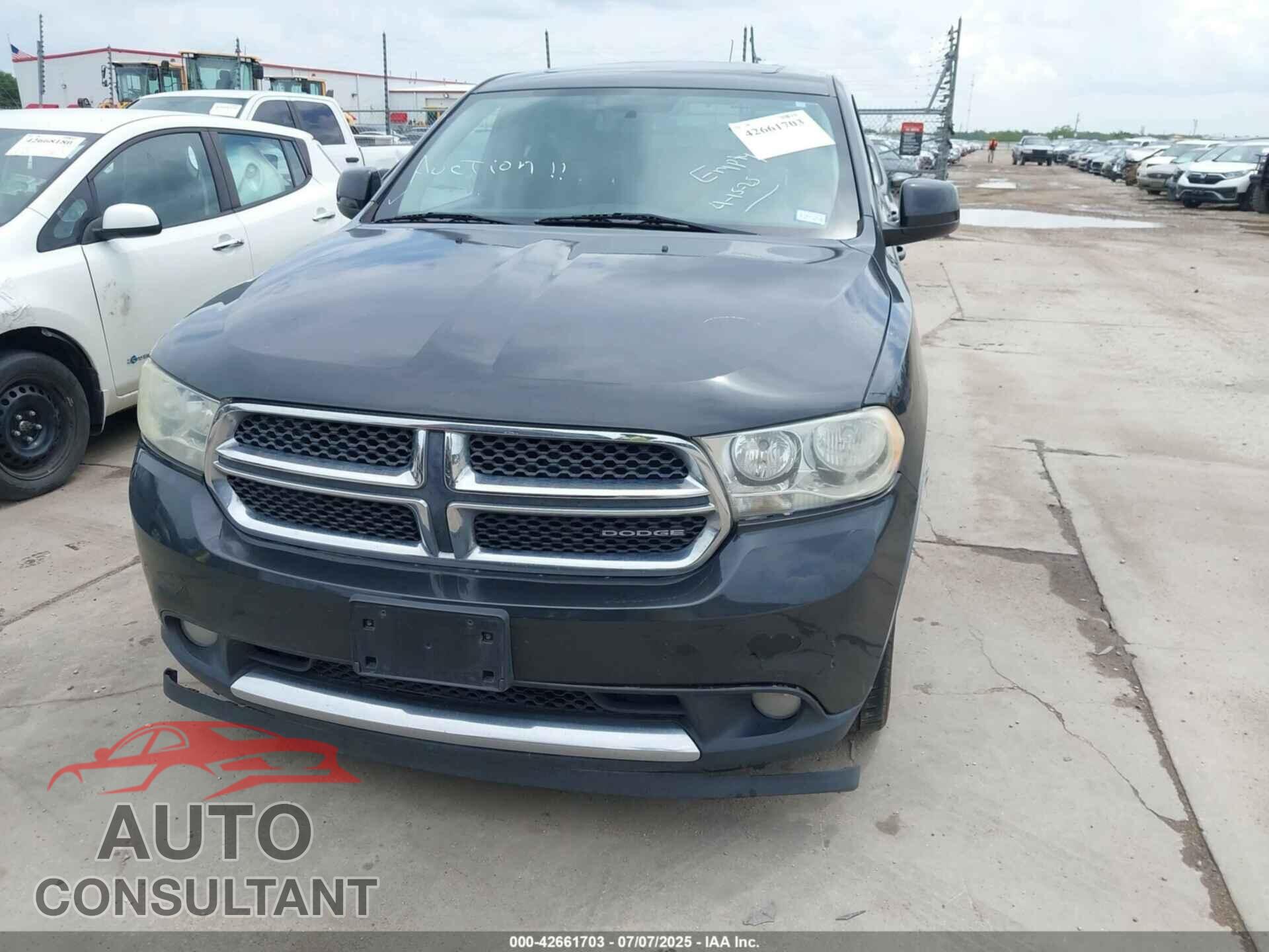 DODGE DURANGO 2011 - 1D4RE2GG9BC707433