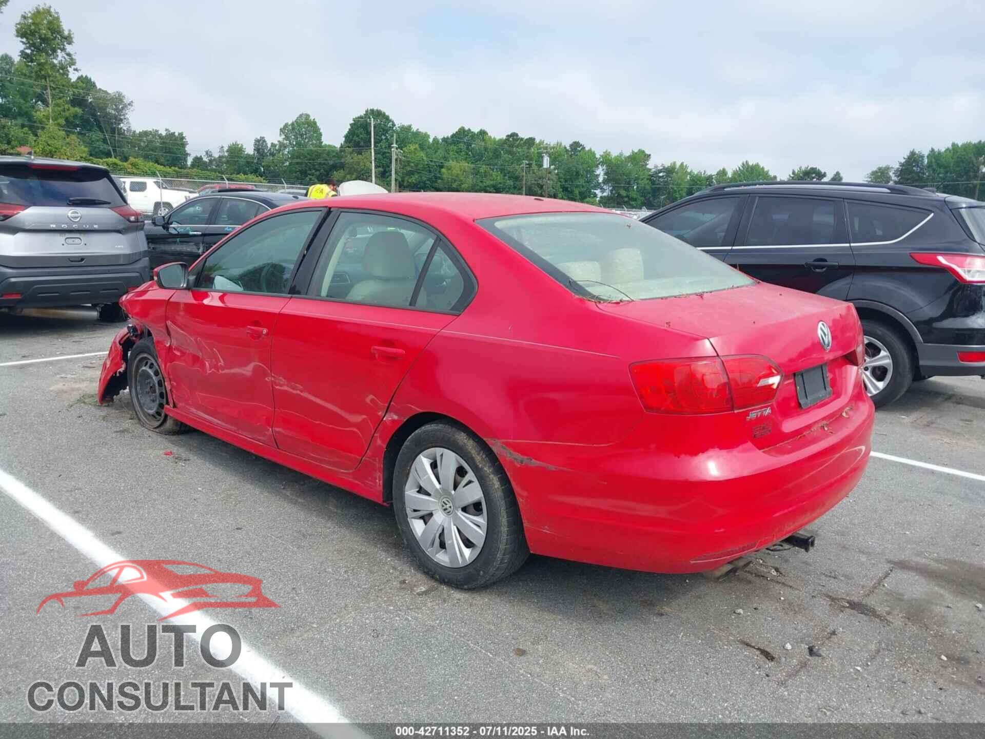 VOLKSWAGEN JETTA 2012 - 3VWDX7AJ9CM352425