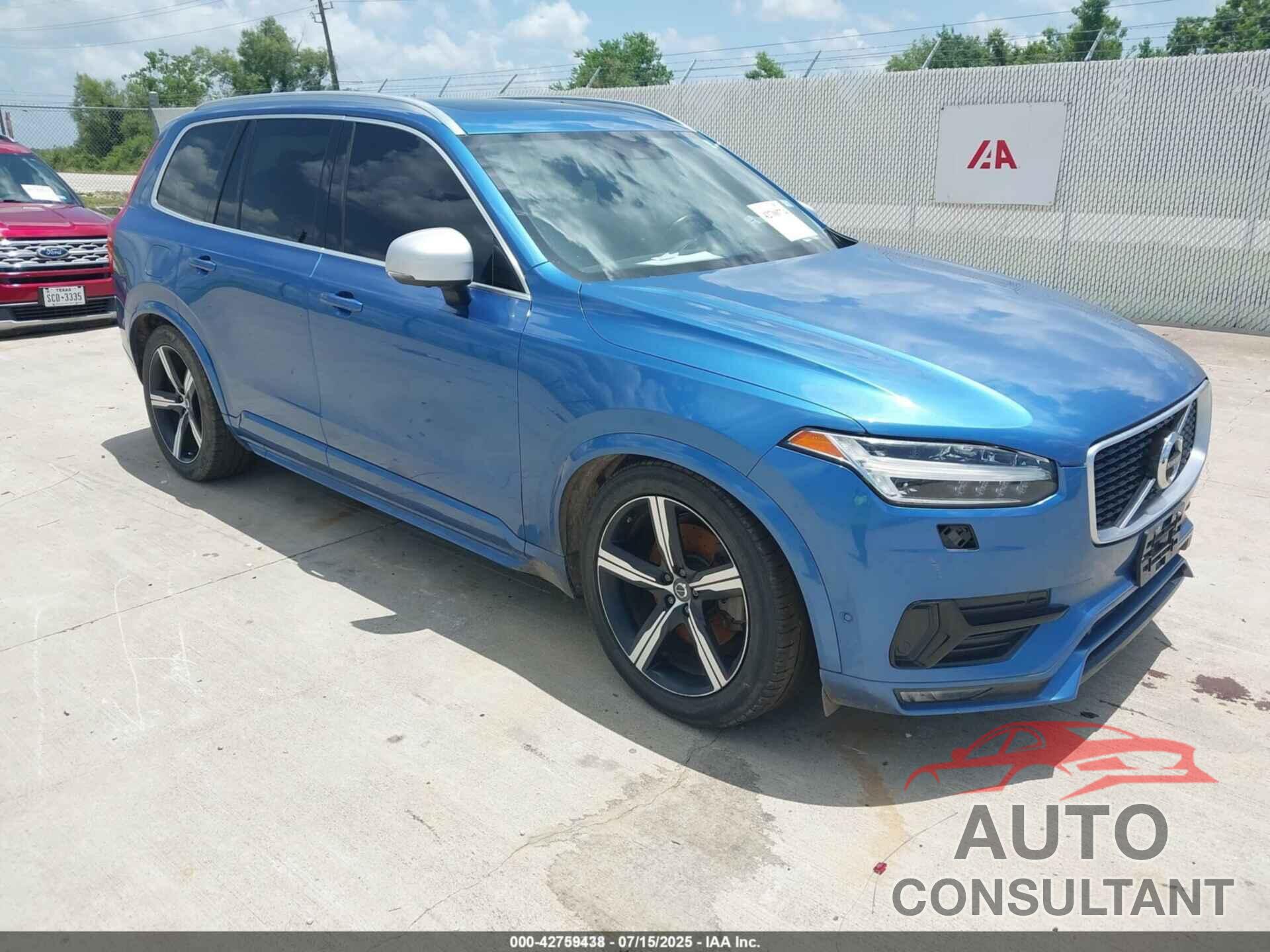 VOLVO XC90 2016 - YV4A22PM9G1042252