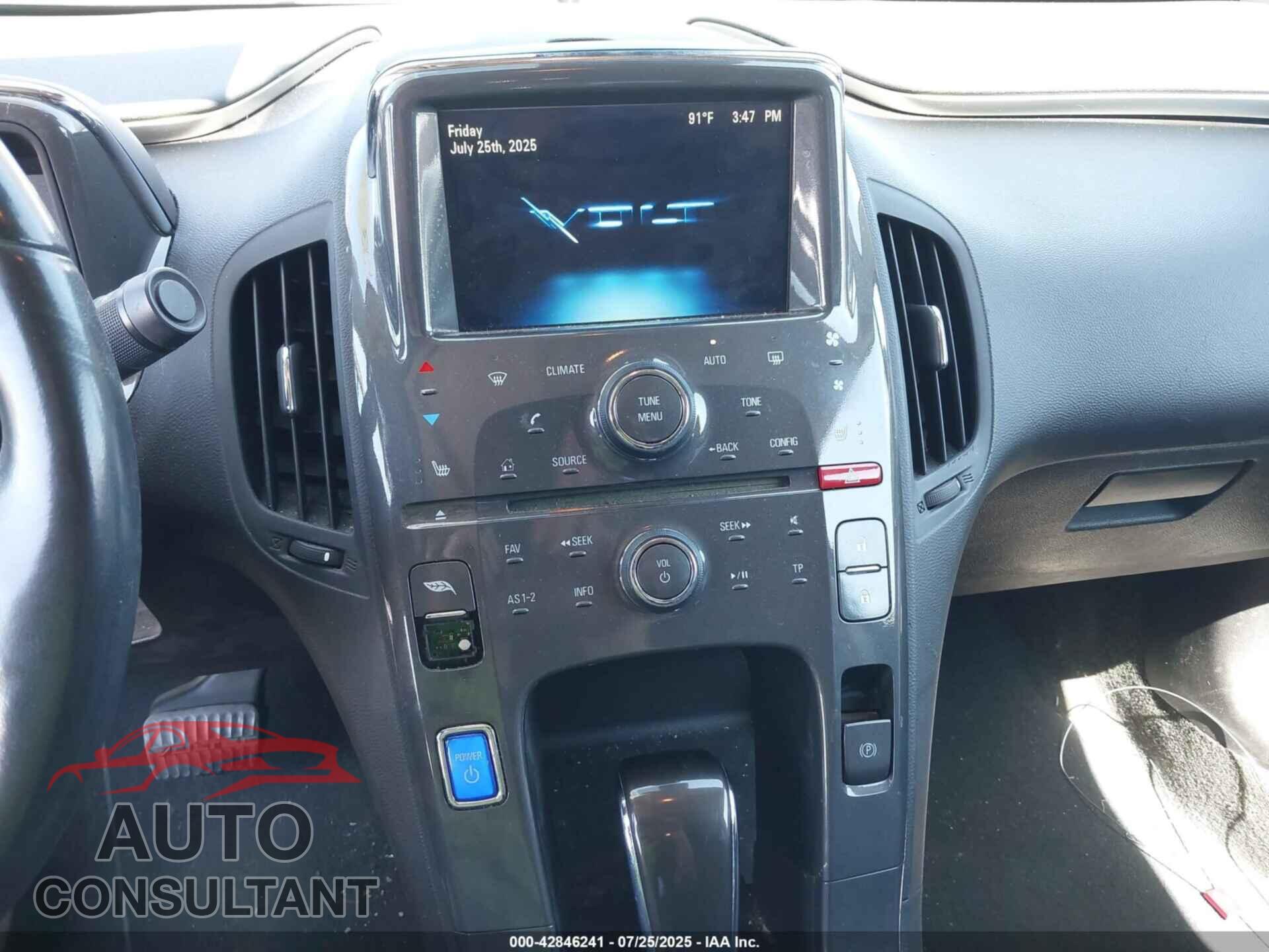 CHEVROLET VOLT 2013 - 1G1RF6E43DU100721