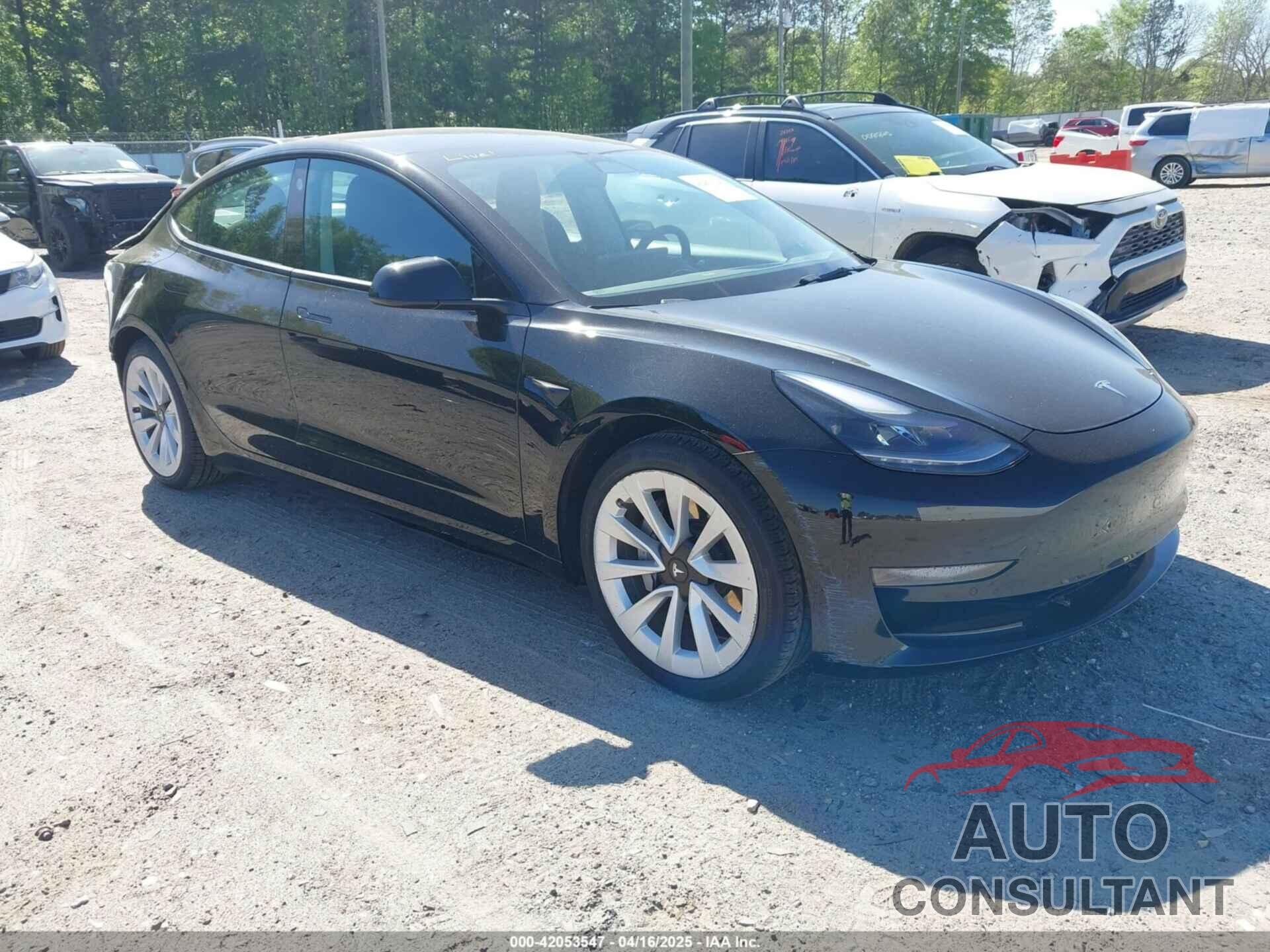 TESLA MODEL 3 2022 - 5YJ3E1EA0NF177811