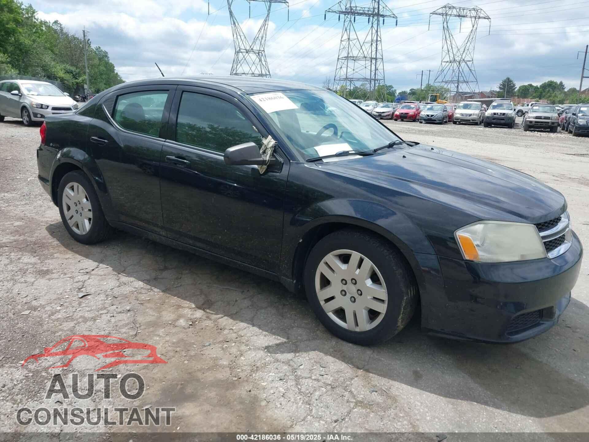 DODGE AVENGER 2013 - 1C3CDZAB1DN514541