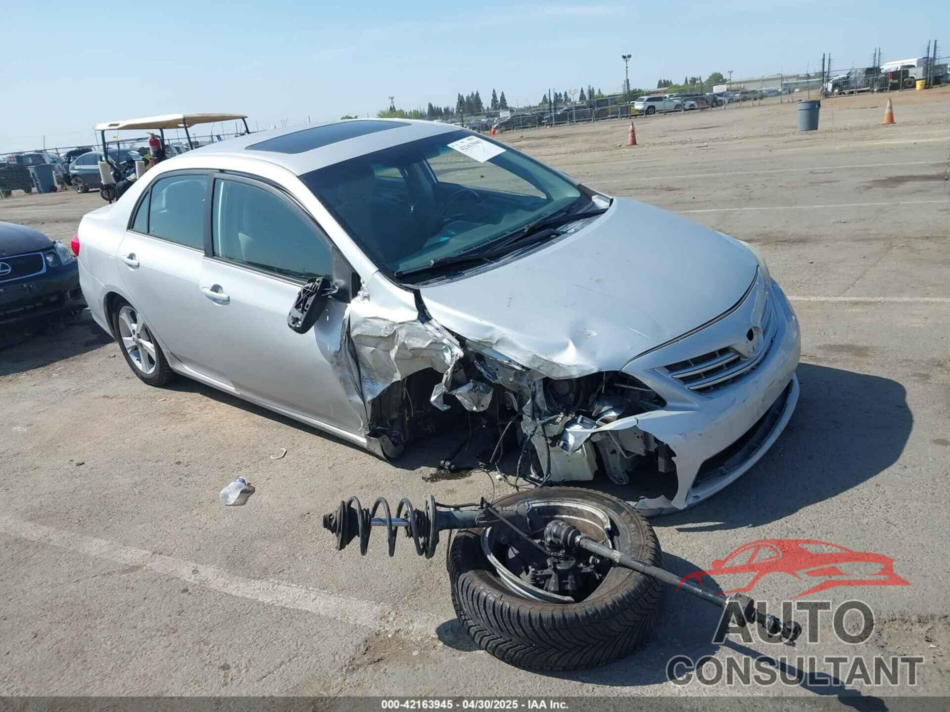 TOYOTA COROLLA 2013 - 5YFBU4EE7DP125484