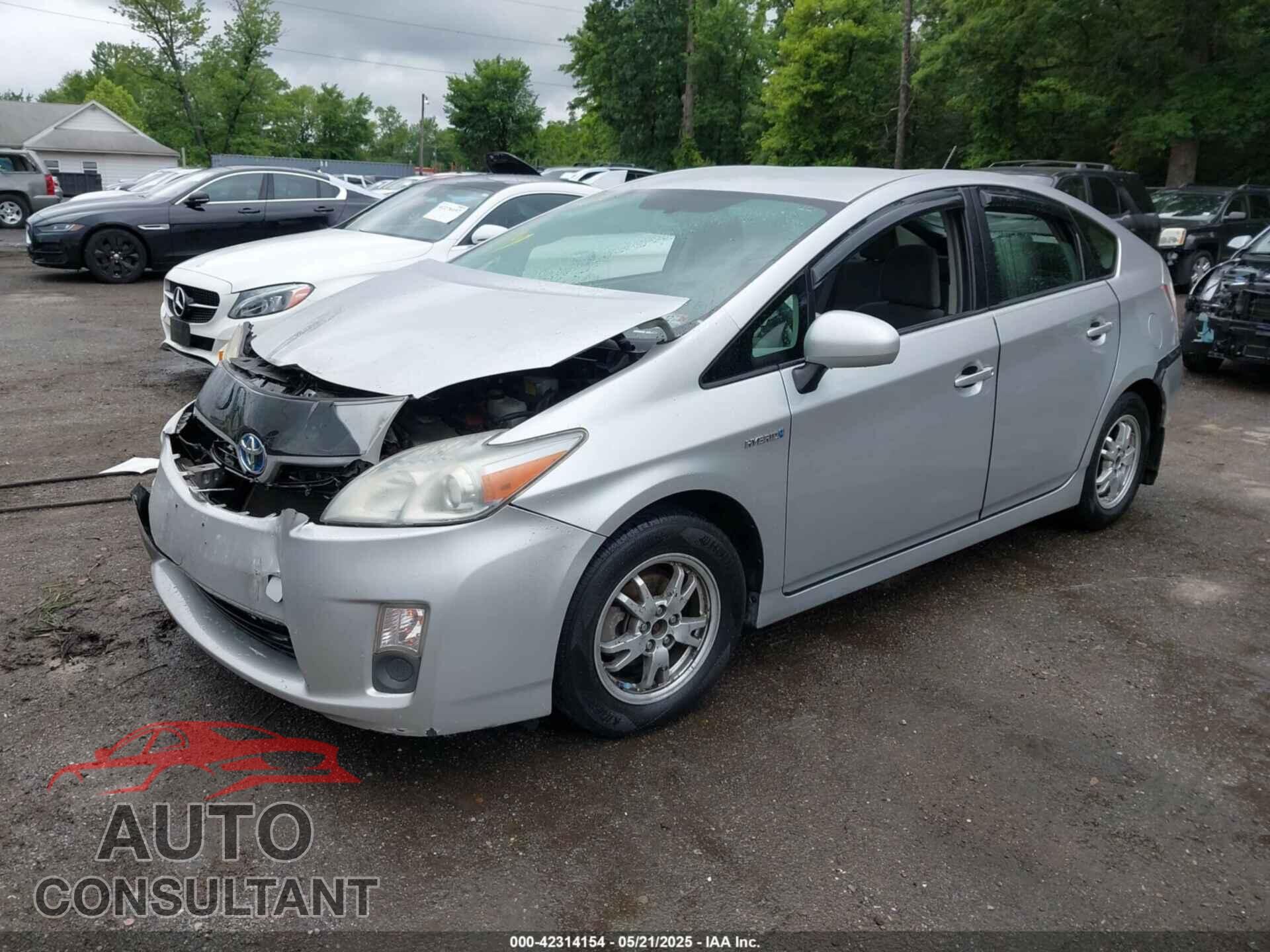 TOYOTA PRIUS 2010 - JTDKN3DU6A0009084