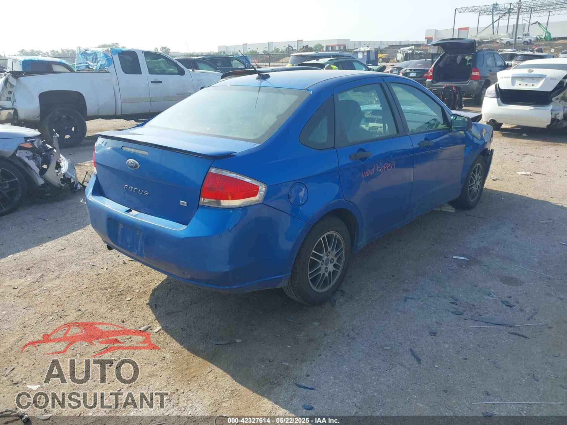 FORD FOCUS 2010 - 1FAHP3FN3AW129504