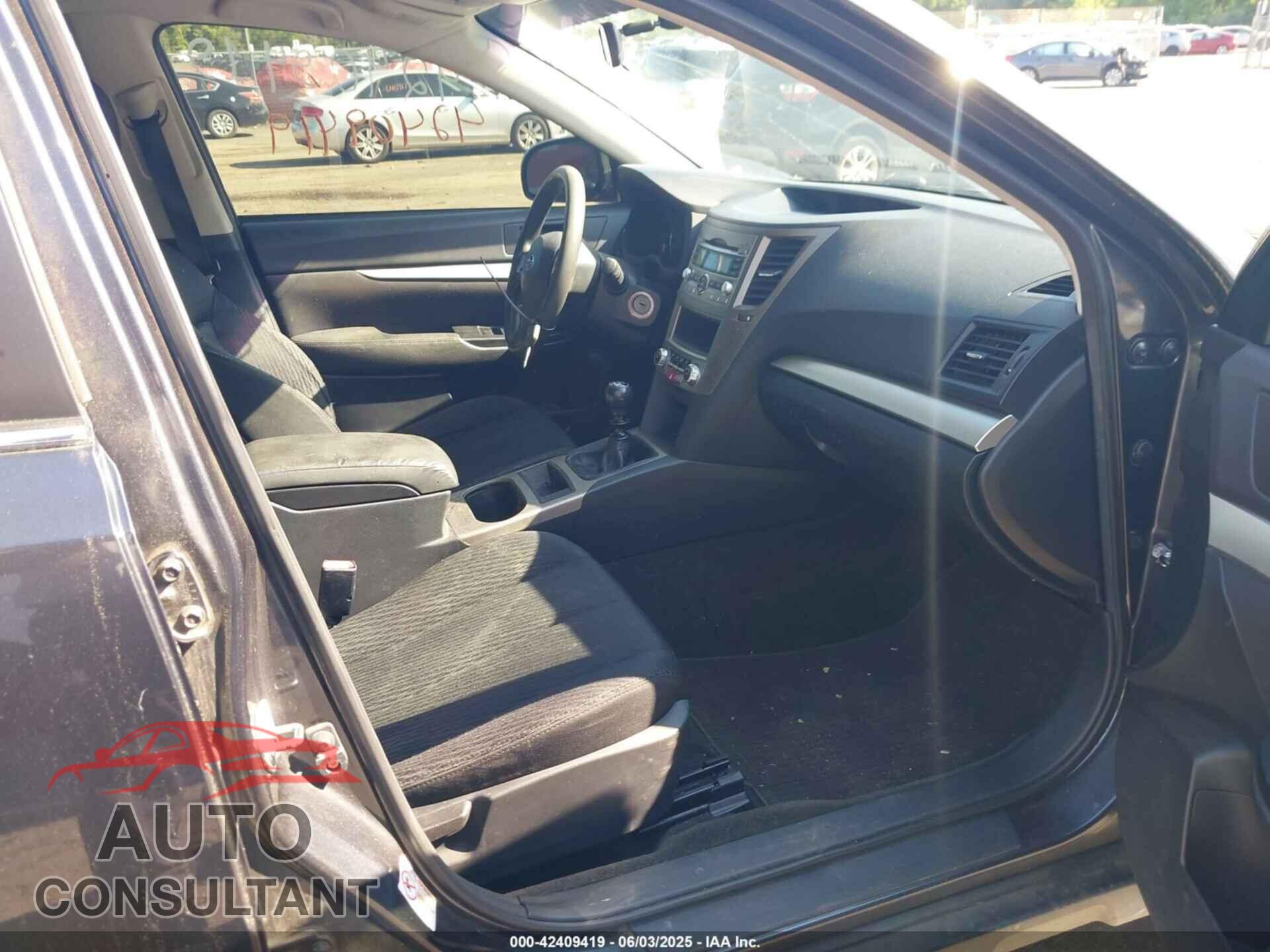 SUBARU OUTBACK 2012 - 4S4BRBAC5C1201938