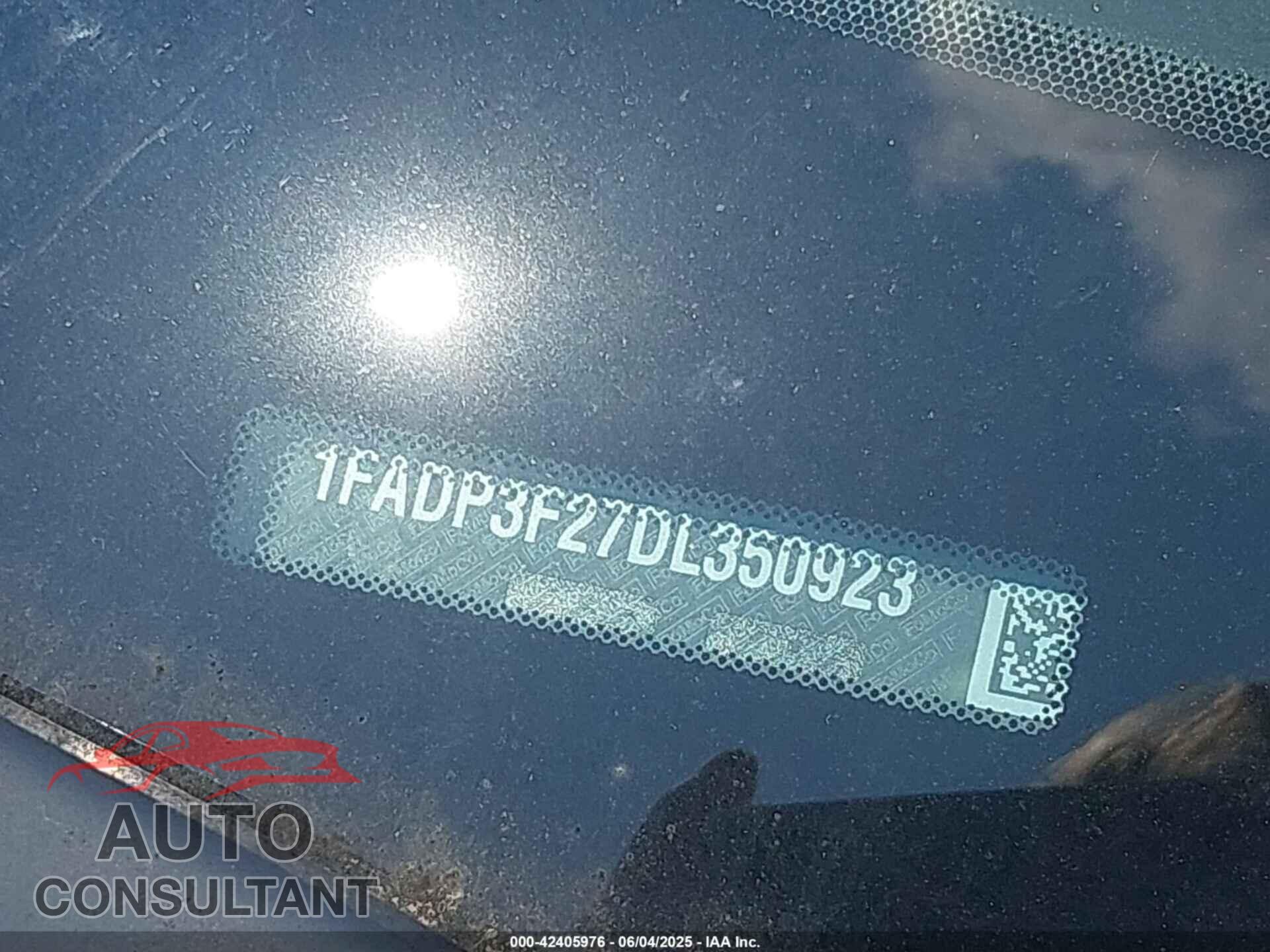FORD FOCUS 2013 - 1FADP3F27DL350923