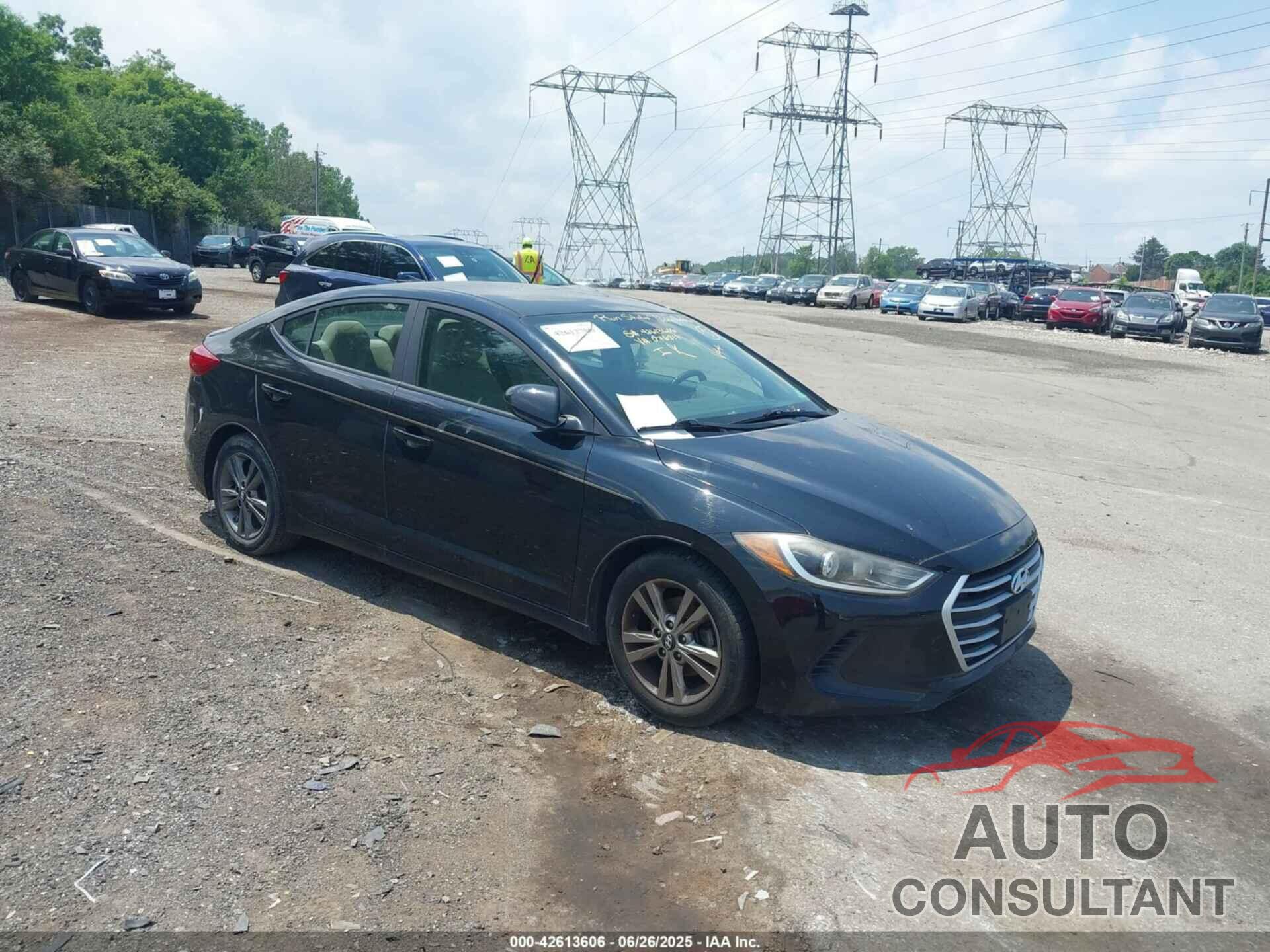 HYUNDAI ELANTRA 2017 - KMHD84LF7HU076817