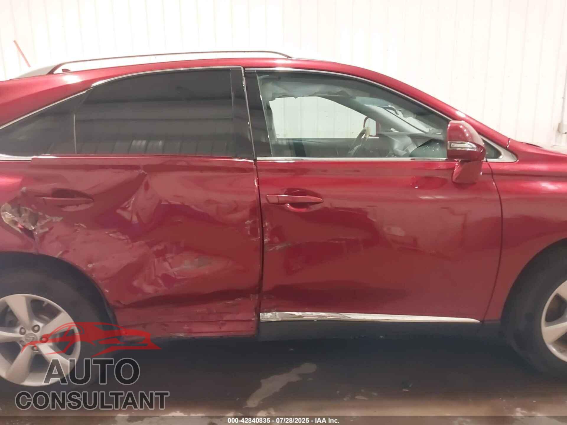 LEXUS RX 350 2011 - 2T2BK1BA6BC114281