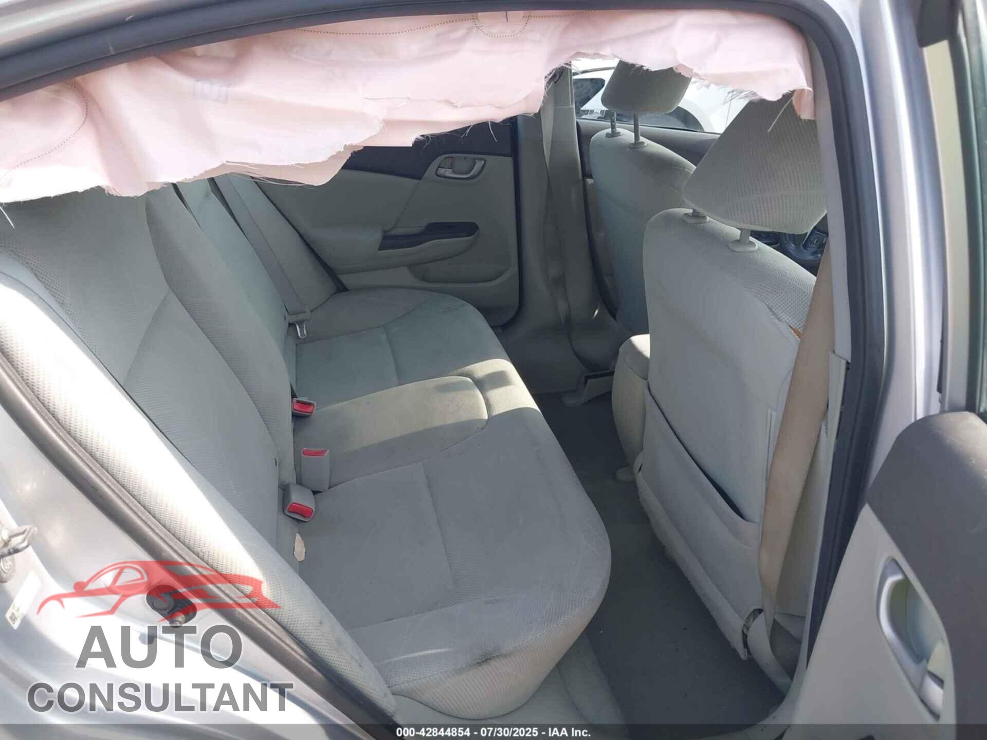 HONDA CIVIC 2012 - 19XFB2F58CE016090