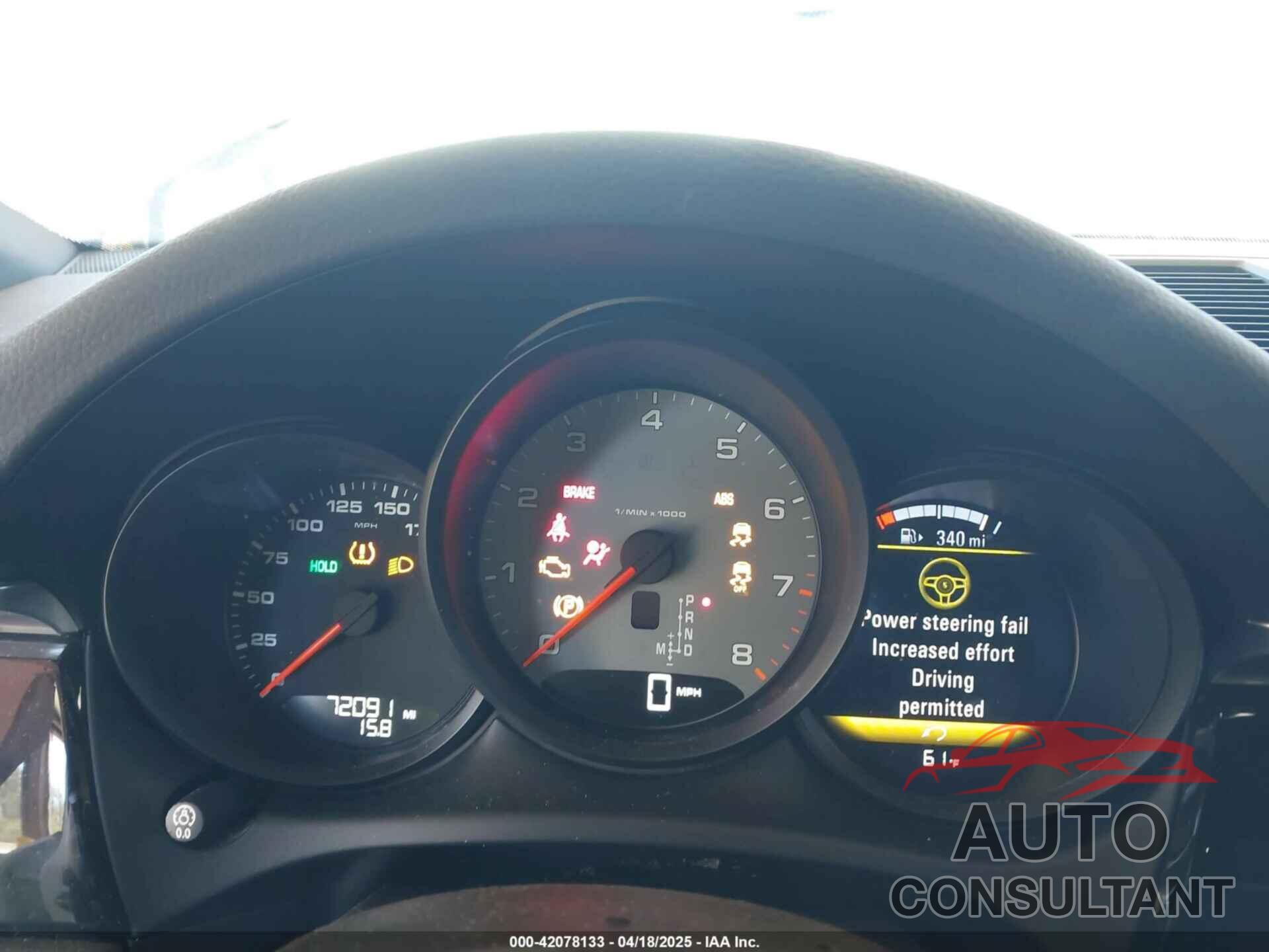 PORSCHE MACAN 2016 - WP1AB2A52GLB53197