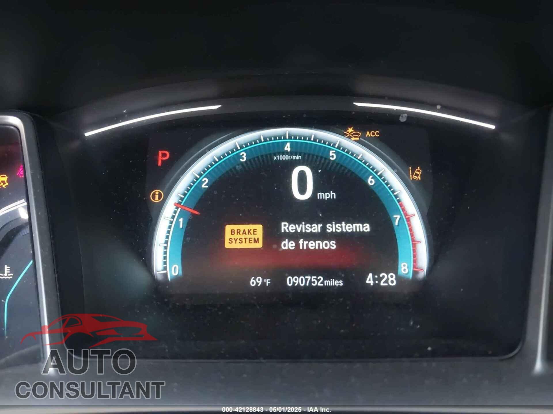 HONDA CIVIC 2017 - 2HGFC2F80HH506706