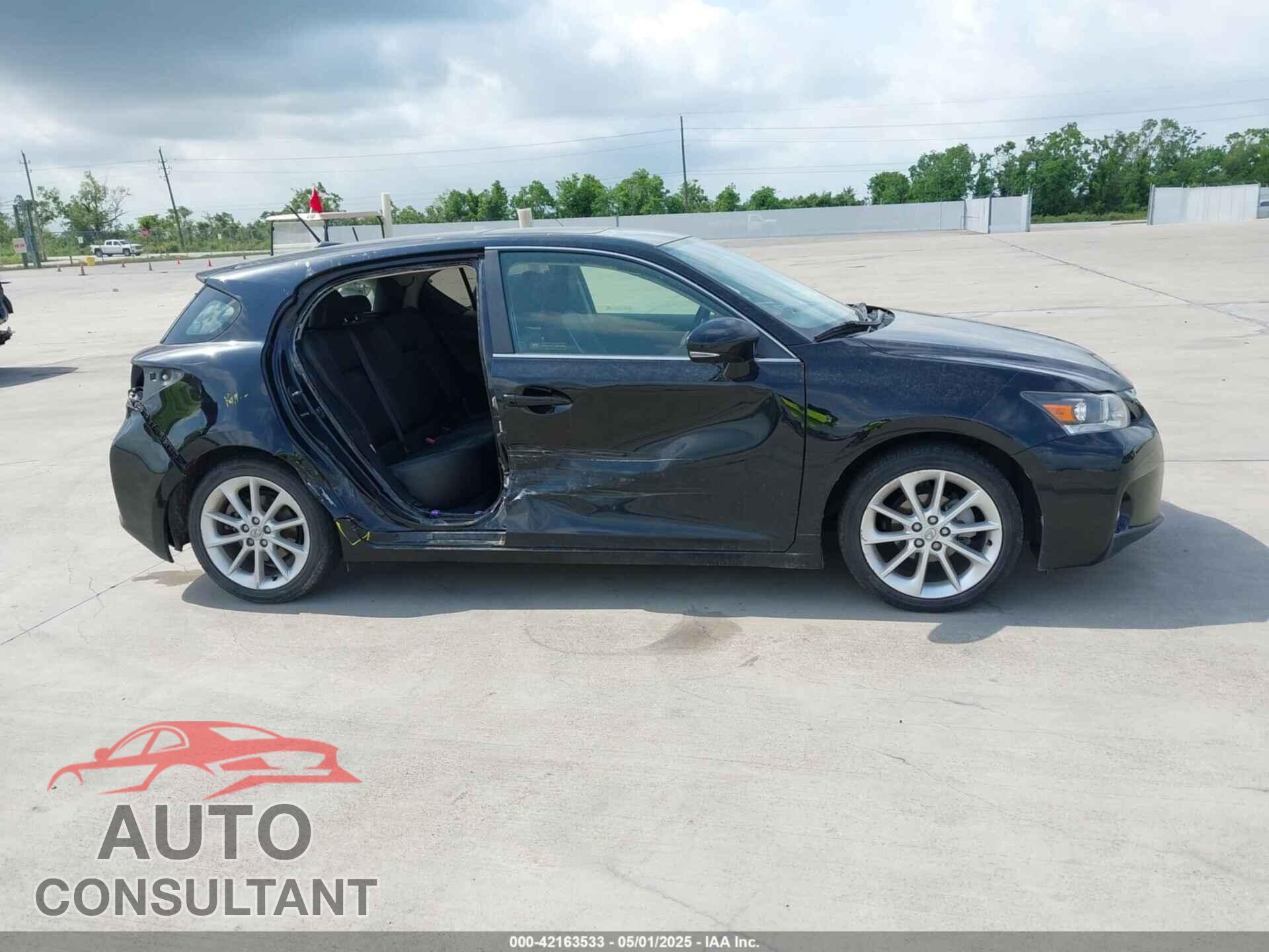LEXUS CT 200H 2011 - JTHKD5BH7B2004369