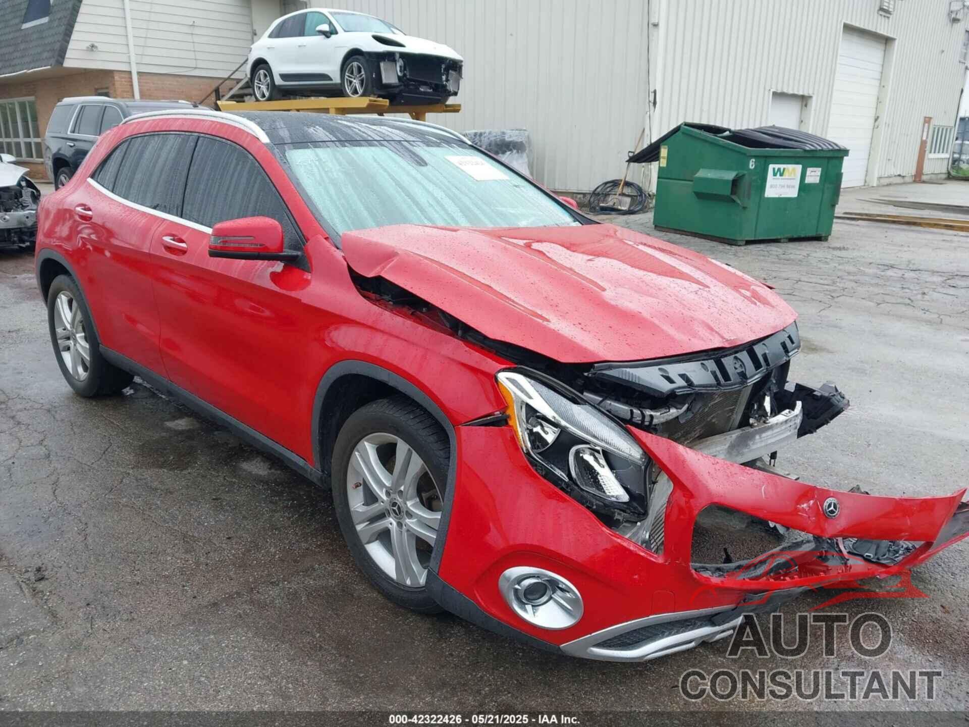 MERCEDES-BENZ GLA 250 2018 - WDCTG4GBXJJ393437