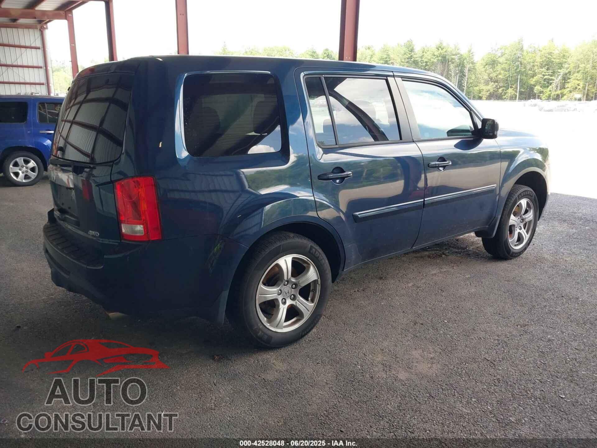 HONDA PILOT 2012 - 5FNYF4H42CB009658