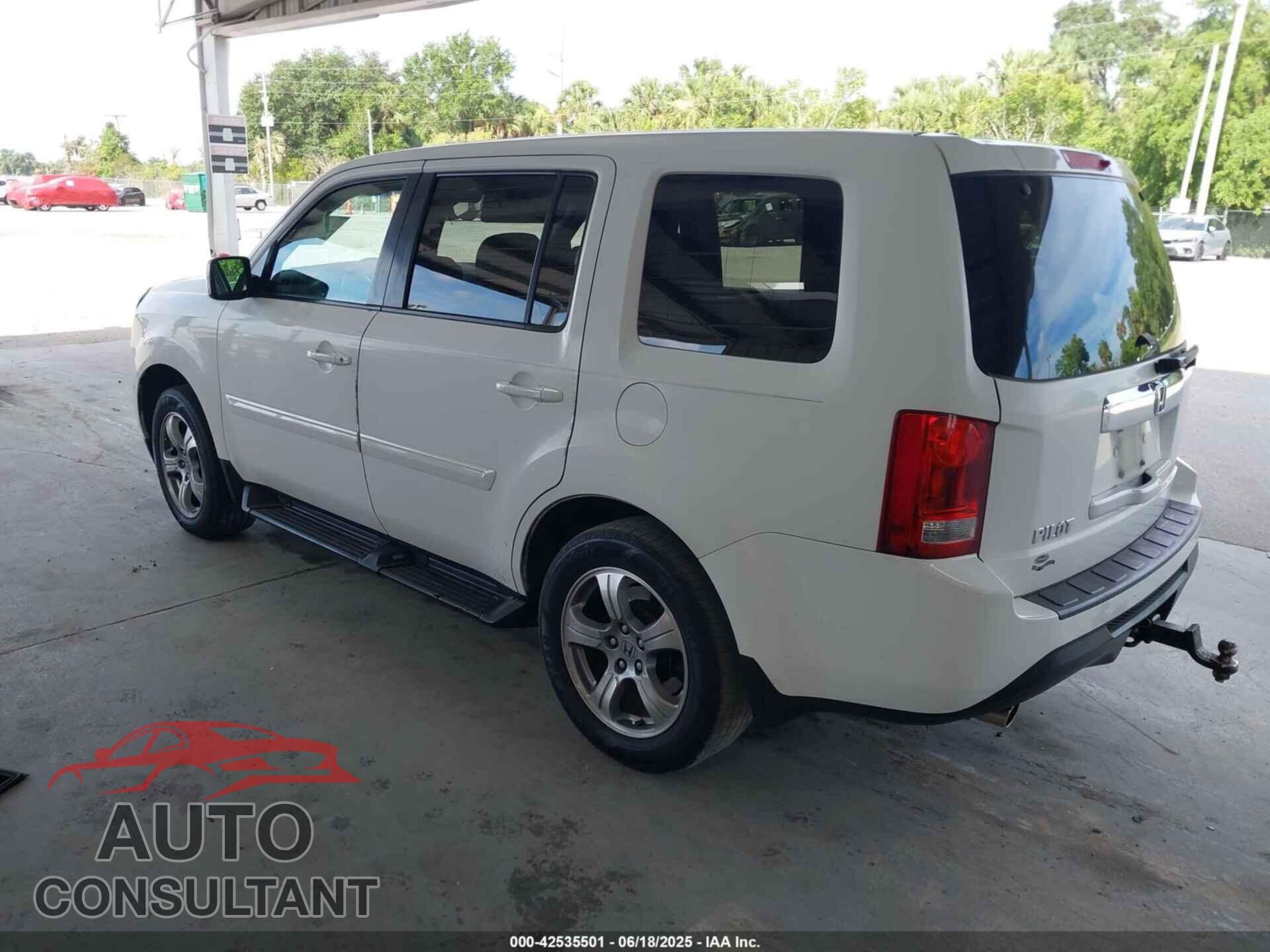 HONDA PILOT 2012 - 5FNYF3H71CB019960