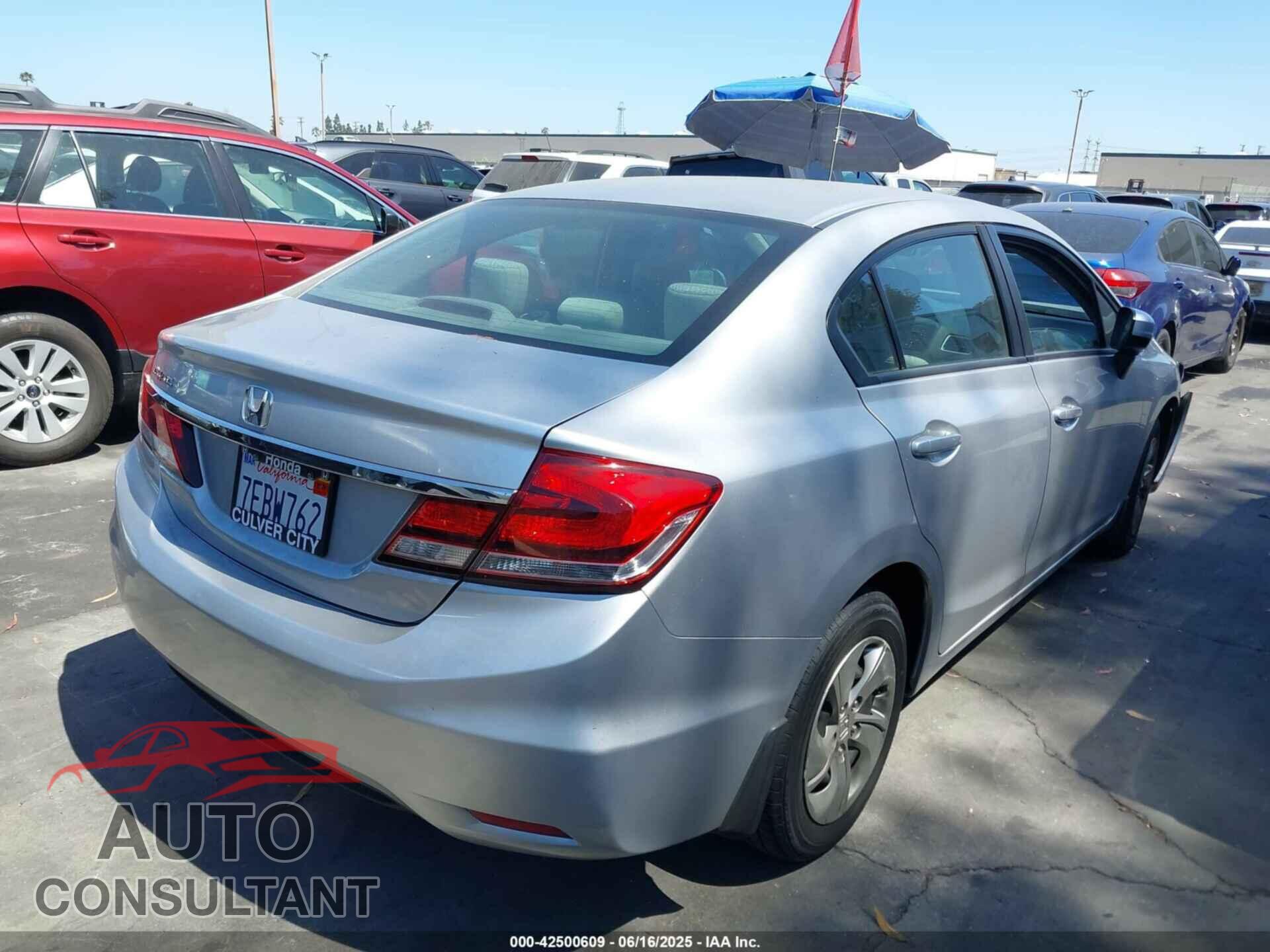 HONDA CIVIC 2014 - 19XFB2F53EE226096