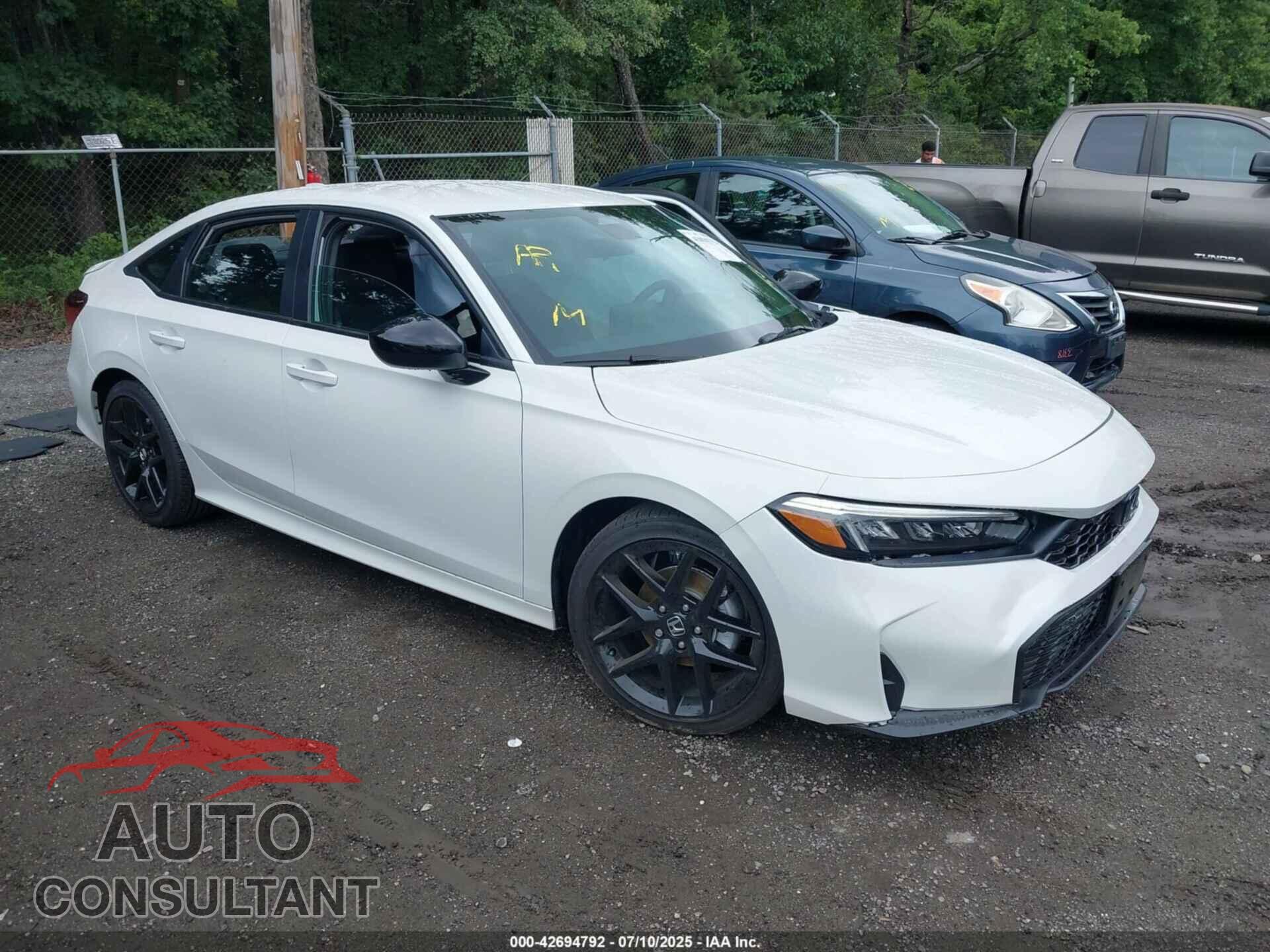 HONDA CIVIC 2025 - 2HGFE2F52SH592379