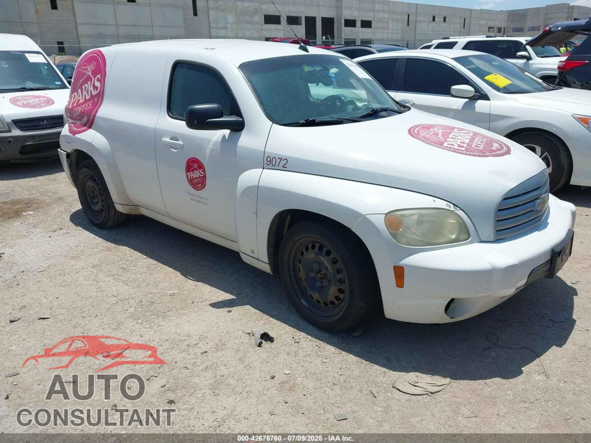 CHEVROLET HHR PANEL 2009 - 3GCCA85B69S569072