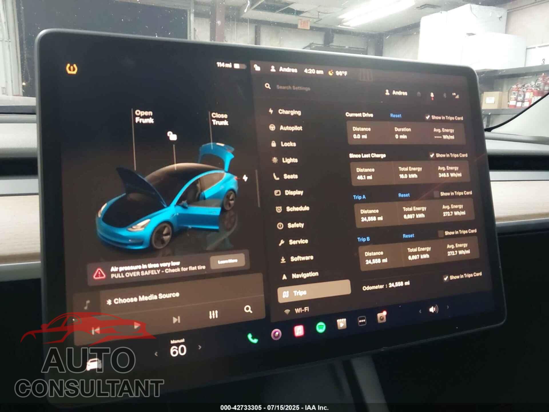 TESLA MODEL 3 2023 - 5YJ3E1EA0PF664316