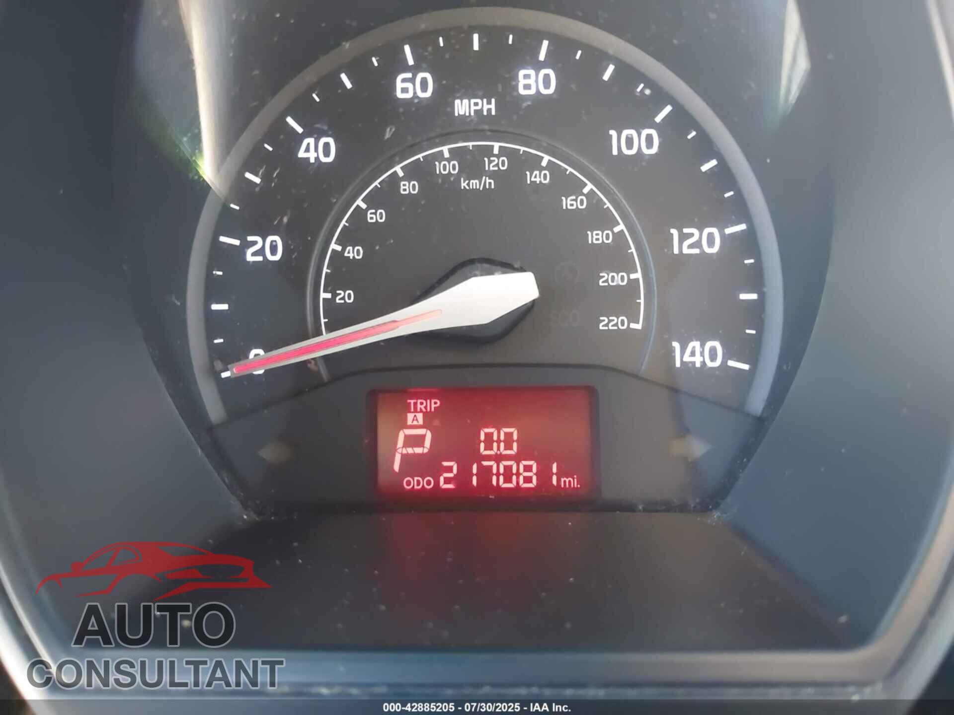 KIA RIO 2013 - KNADN4A30D6130654