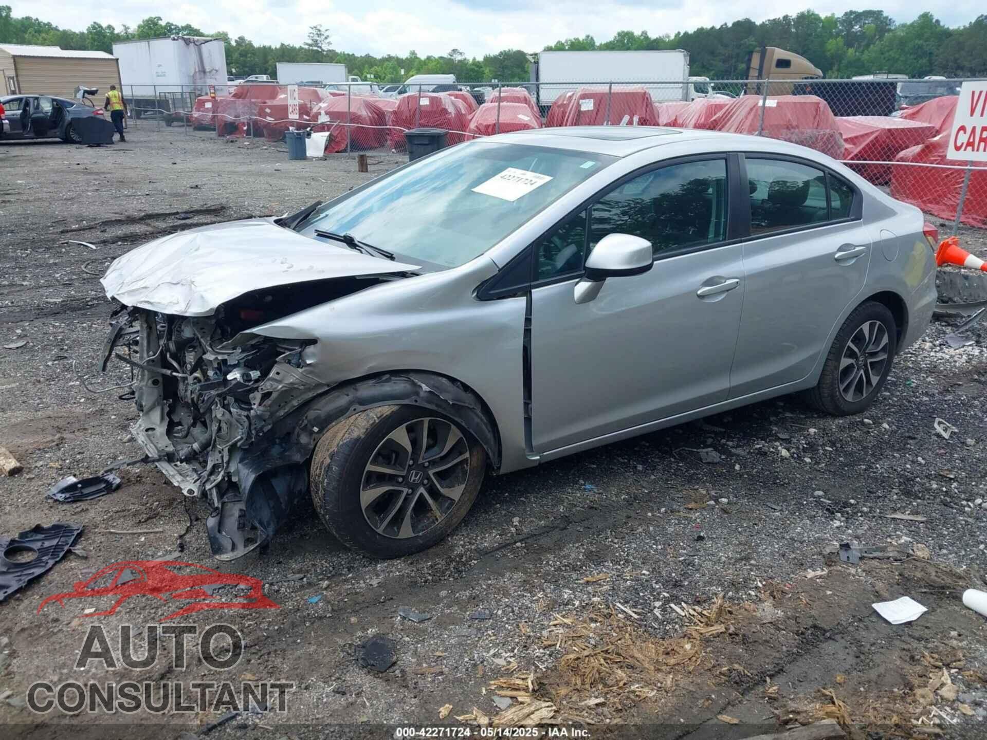 HONDA CIVIC 2013 - 19XFB2F87DE067978