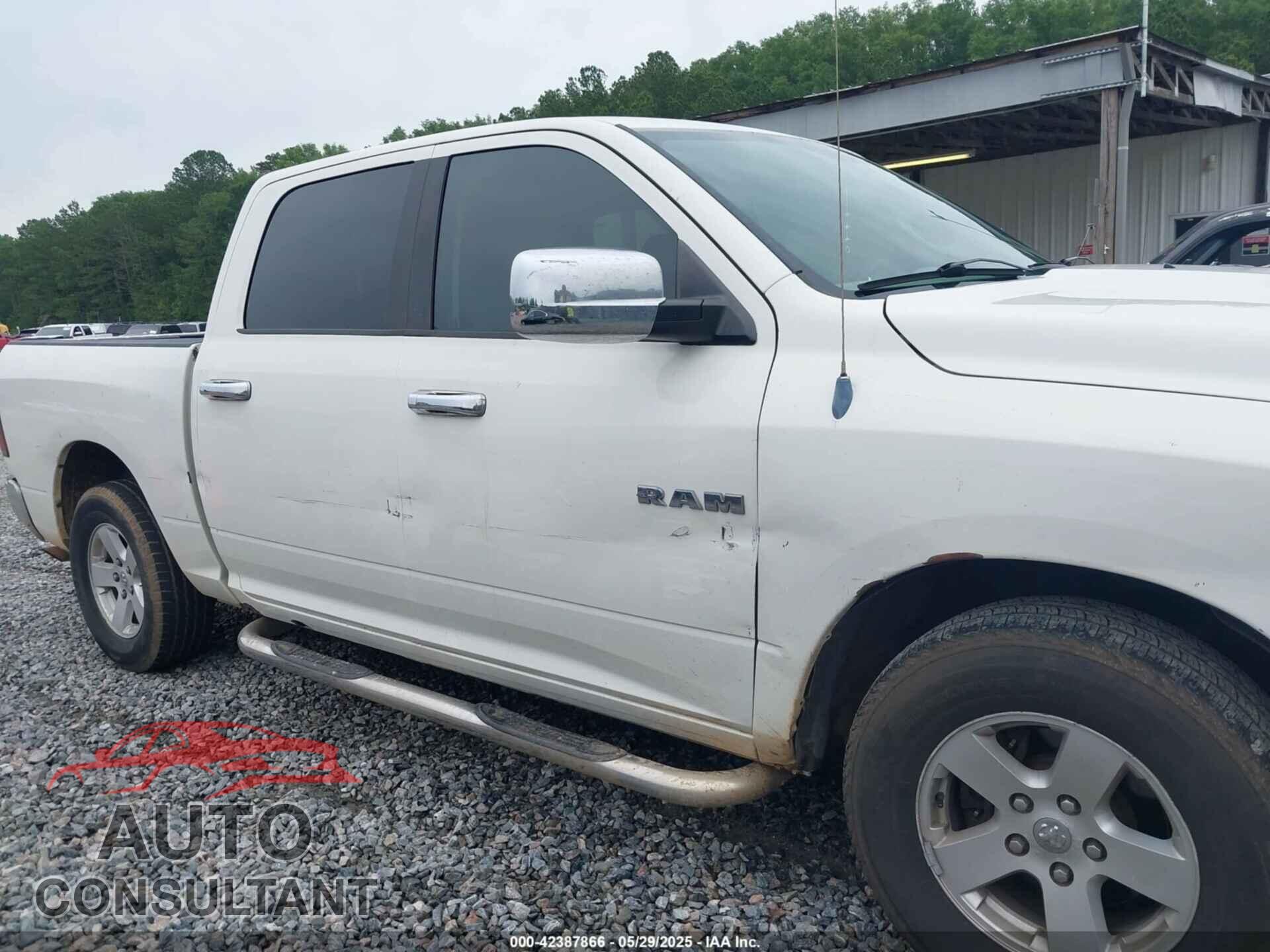 DODGE RAM 1500 2009 - 1D3HB13P99S736536