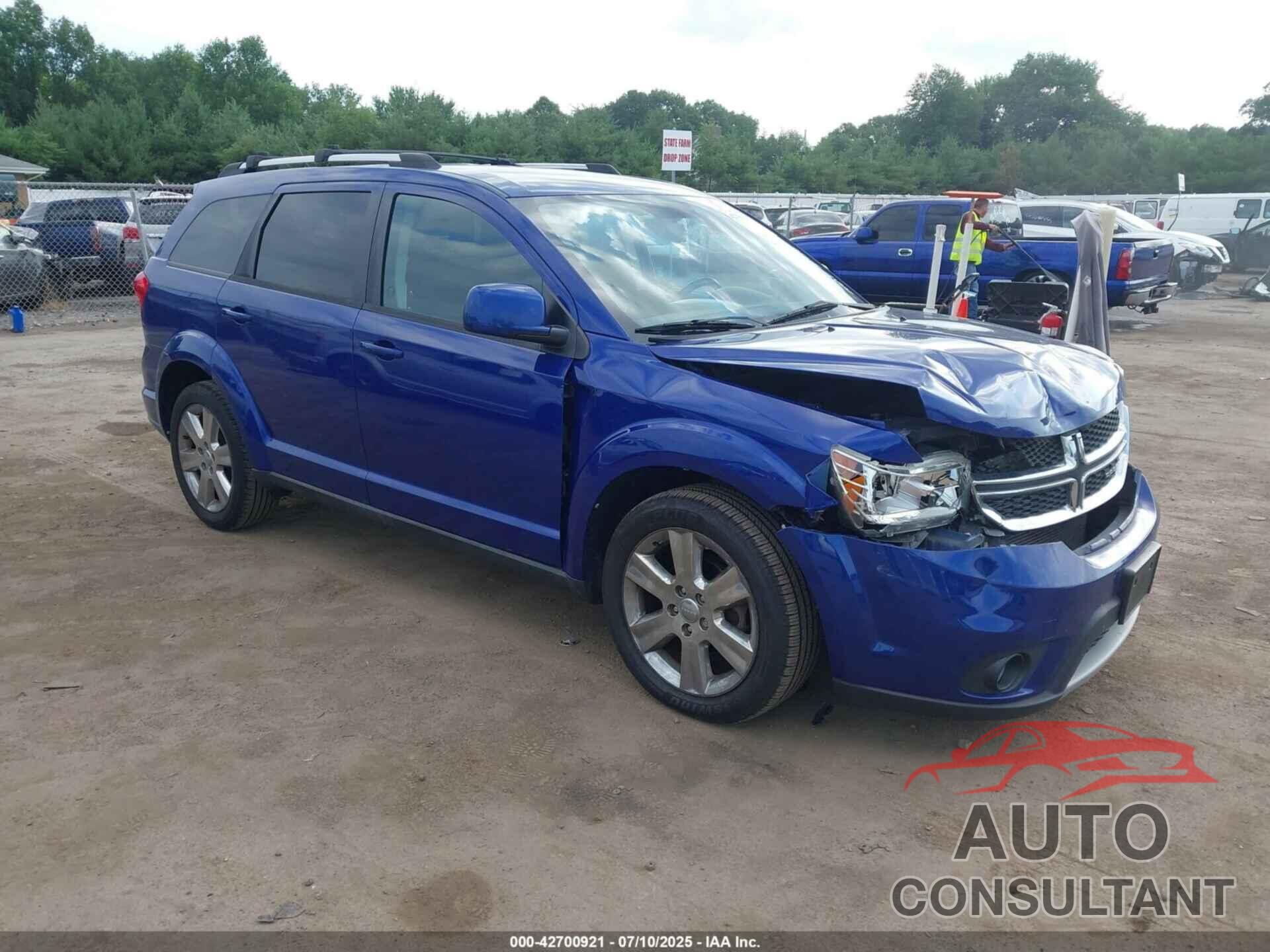 DODGE JOURNEY 2012 - 3C4PDCCG9CT210083