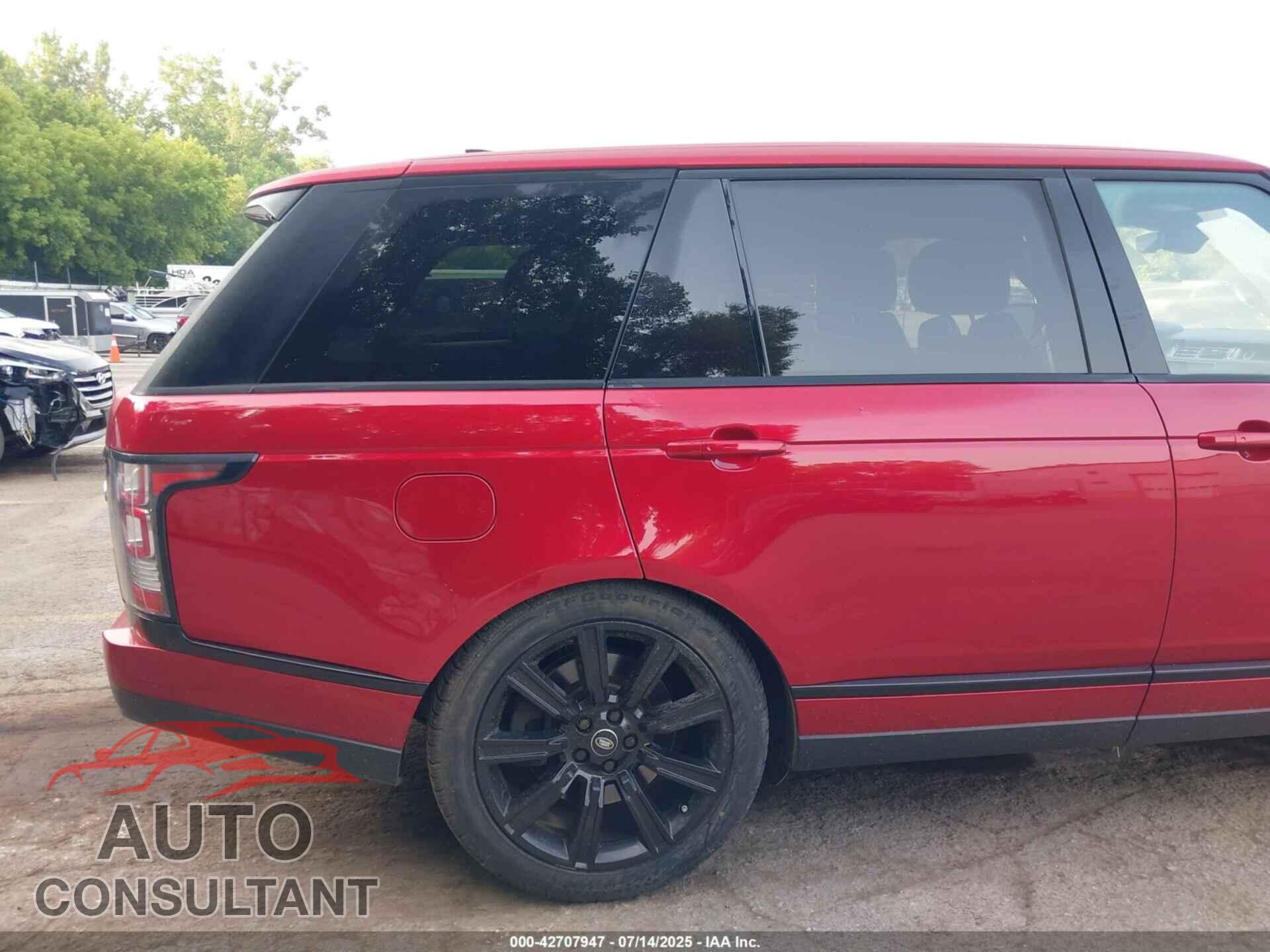 LAND ROVER RANGE ROVER 2017 - SALGS5FE4HA377535