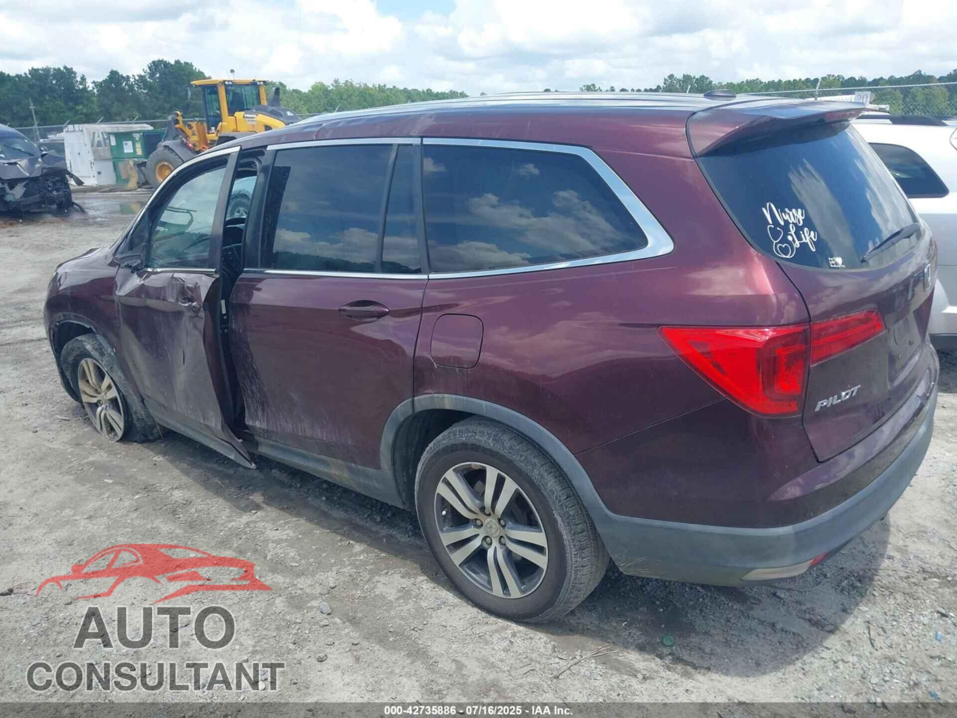 HONDA PILOT 2016 - 5FNYF5H55GB008654