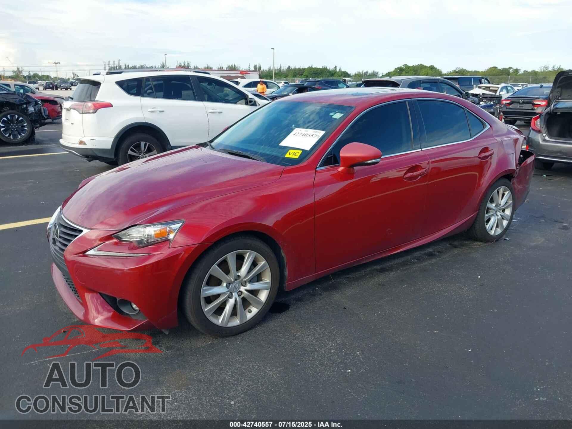 LEXUS IS 250 2015 - JTHBF1D22F5070781