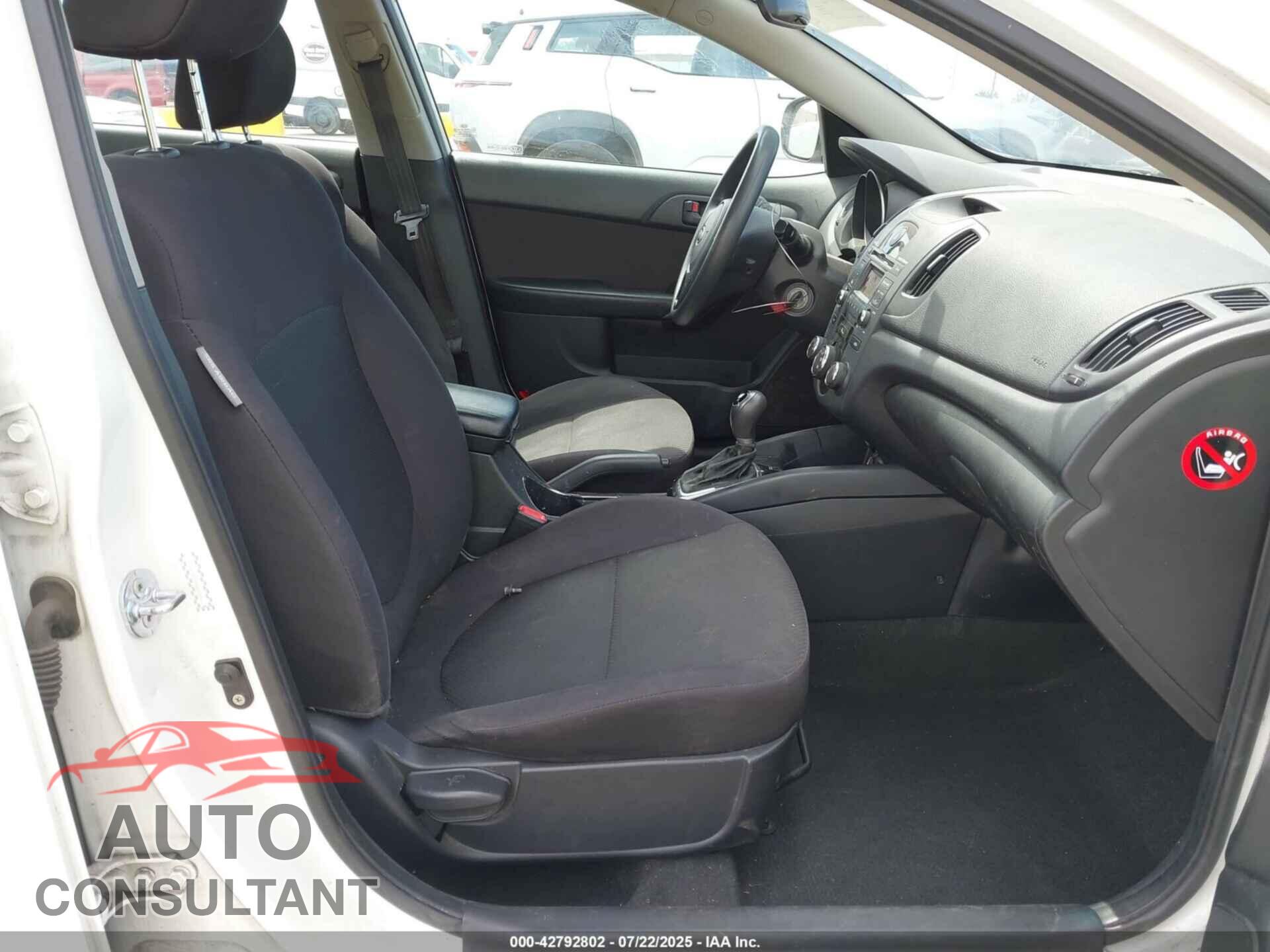 KIA FORTE 2012 - KNAFU4A29C5619772