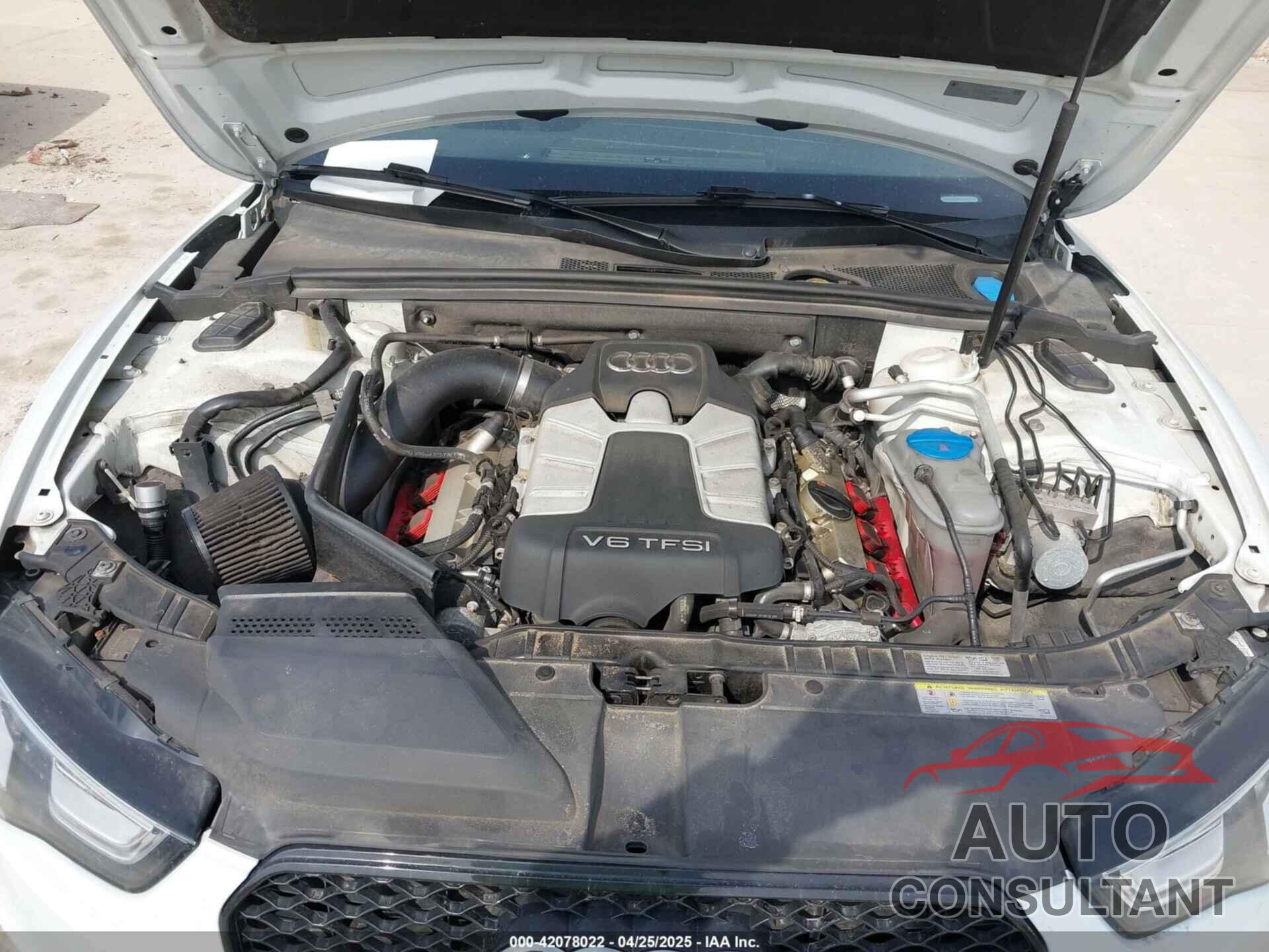 AUDI S5 2013 - WAUVGAFR0DA036314